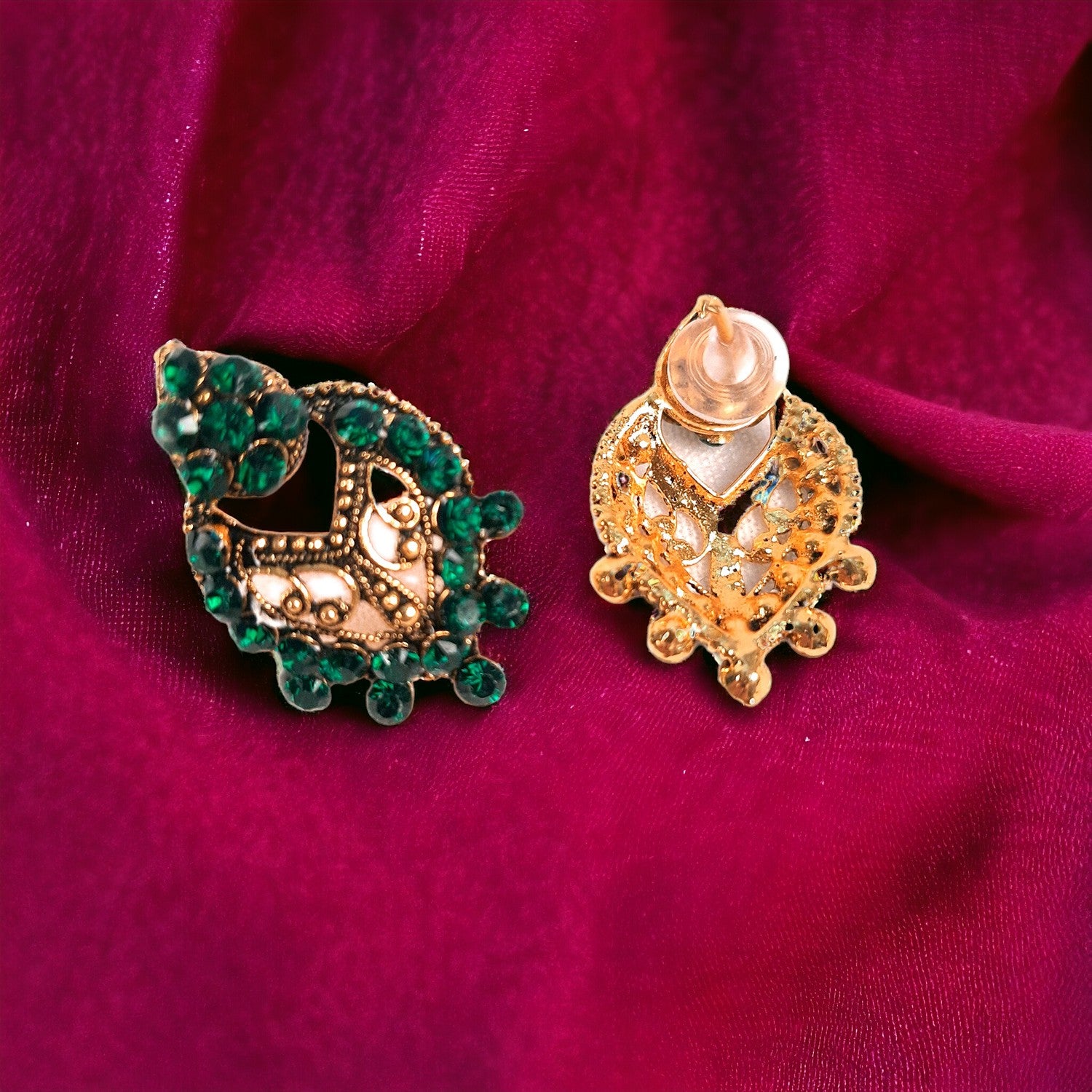 Stone Earrings Stud for Women & Girls | Latest Stylish Fashion Jewellery | Gifts for Her, Friendship Day, Valentine's Day Gift - Apkamart