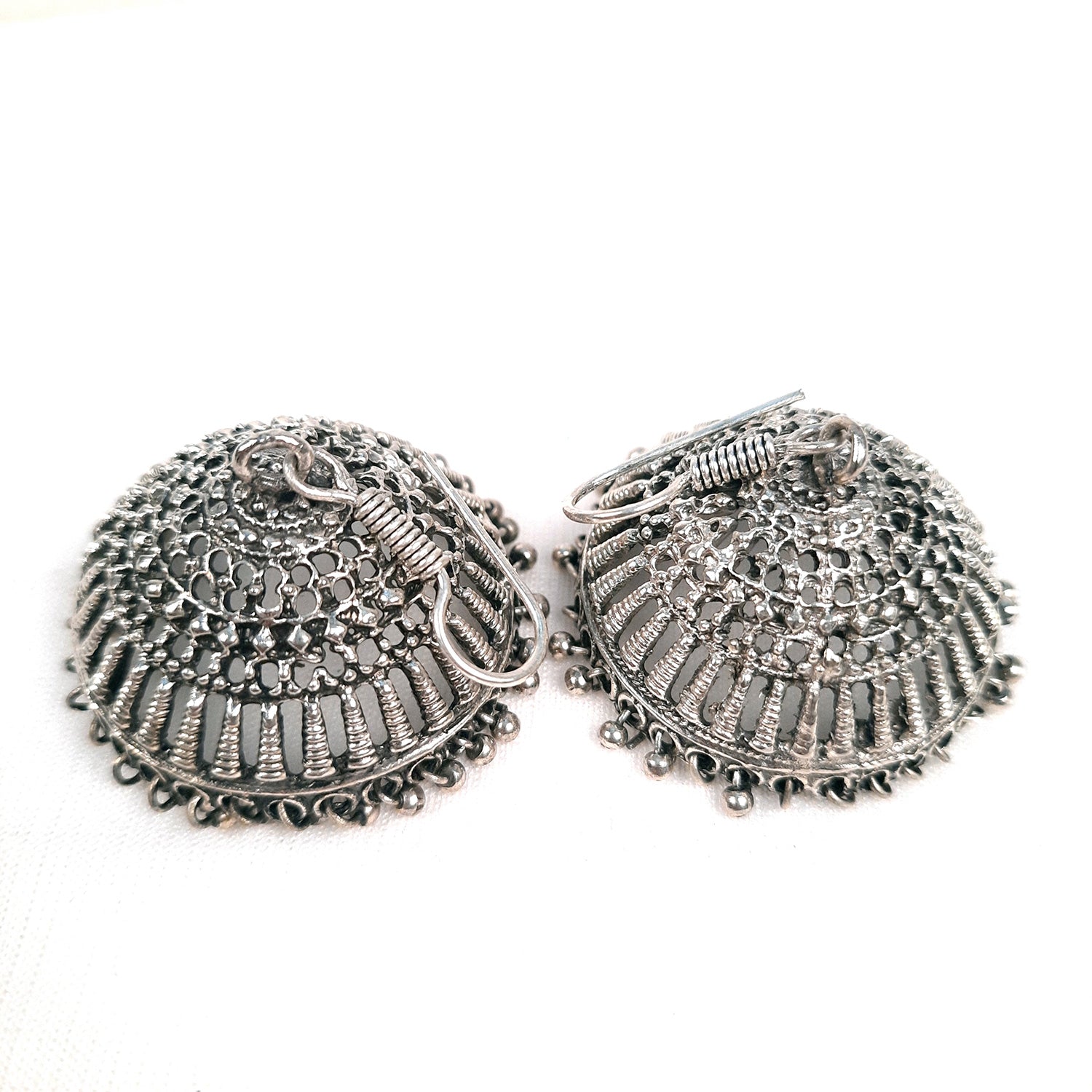 Earrings for Girls and Women - Oxidised Jhumka | Stylish Fashion Jewellery | Gift for Her - Apkamart