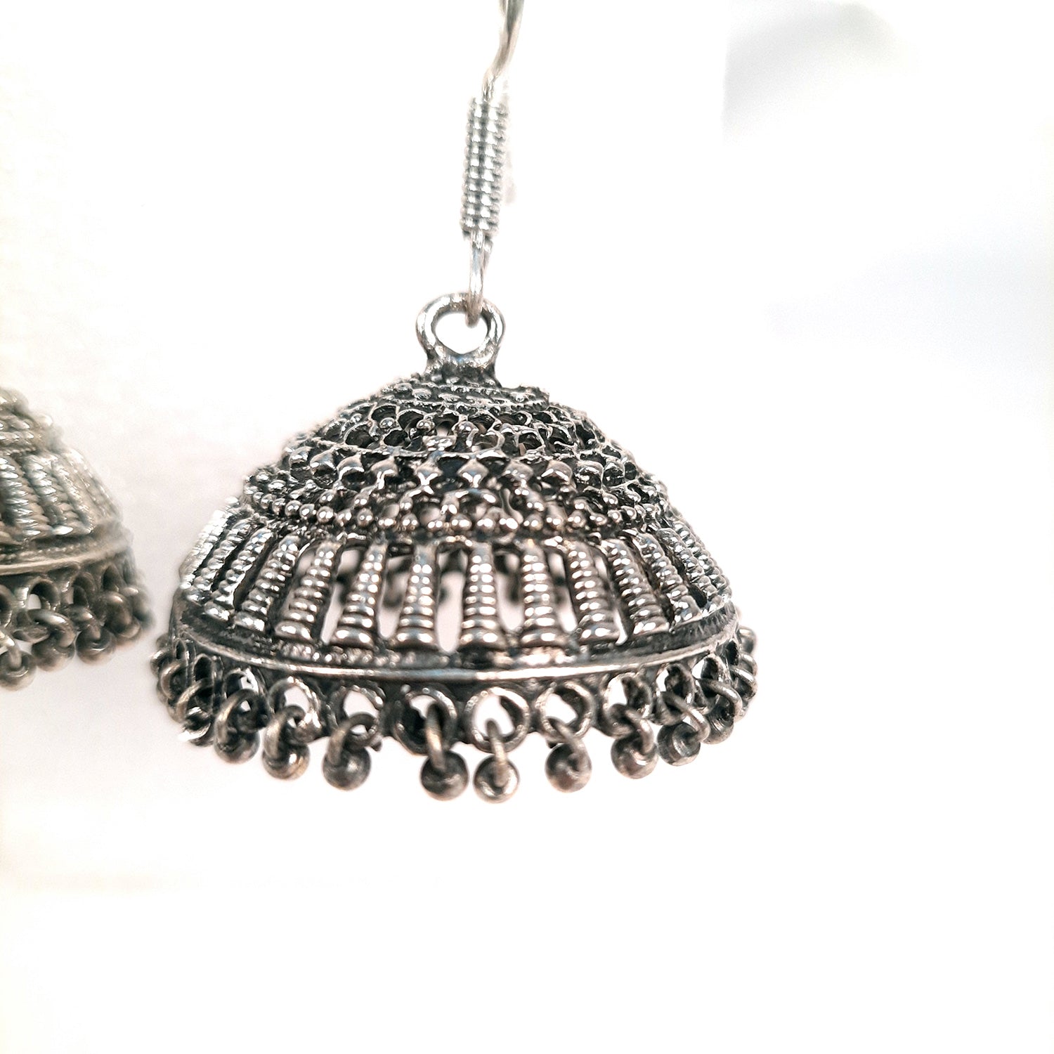 Earrings for Girls and Women - Oxidised Jhumka | Stylish Fashion Jewellery | Gift for Her - Apkamart