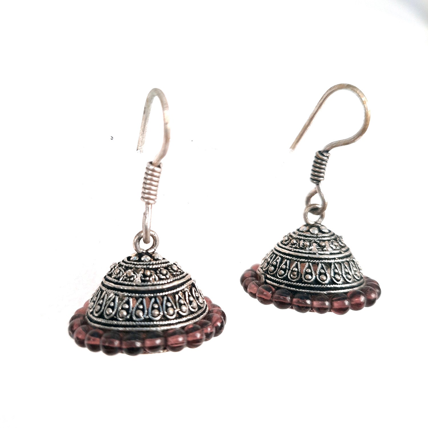 Oxidised Silver Plated Jhumka earrings for Girls and Women | Latest Stylish Fashion Jewellery | Gifts for Her, Friendship Day, Valentine's Day Gift - Apkamart