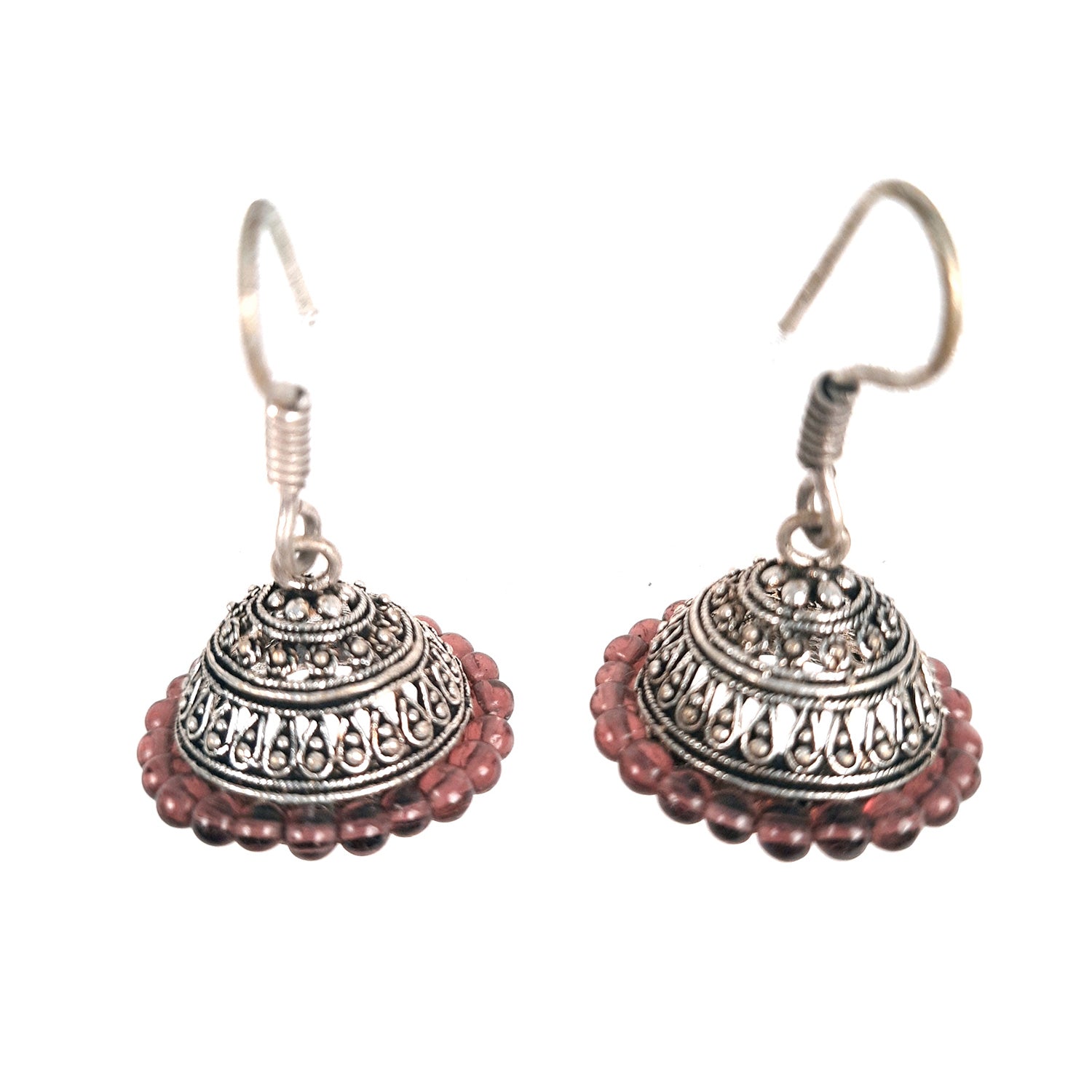 Oxidised Silver Plated Jhumka earrings for Girls and Women | Latest Stylish Fashion Jewellery | Gifts for Her, Friendship Day, Valentine's Day Gift - Apkamart