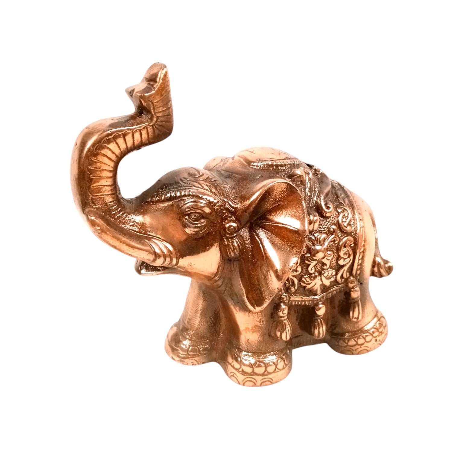 Elephant Showpiece For Home & Vastu - 7 Inch (Pack of 2) - Apkamart
