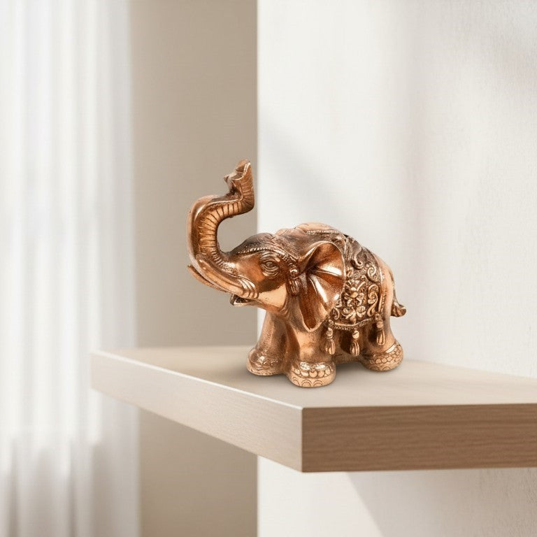 Elephant Showpiece For Home Entrance Vastu - 7 Inch - Apkamart