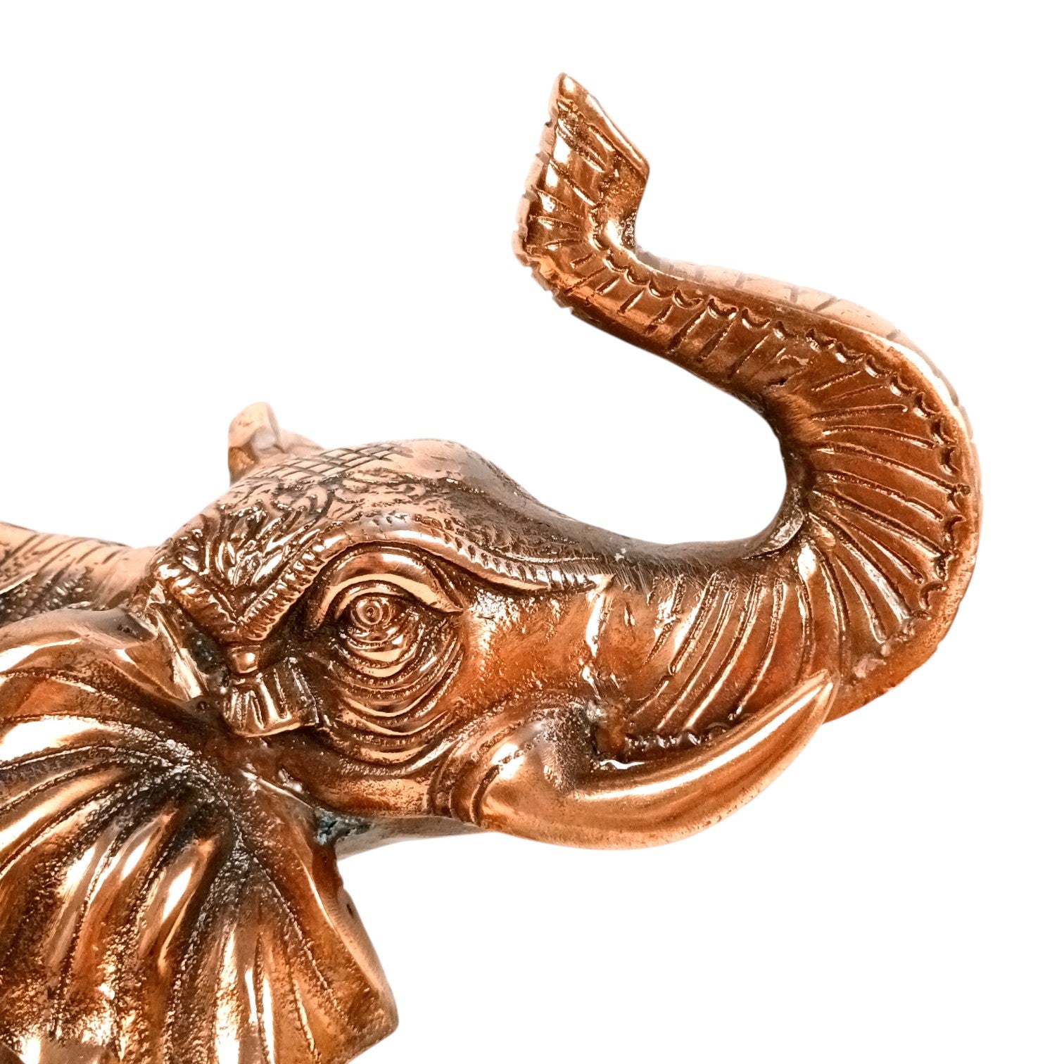 Elephant Showpiece for Decor | Decorative Standing Elephant Statue for Home Decor | Traditional Masterpiece for Living Room, Corner & Office - 15 Inch - Apkamart