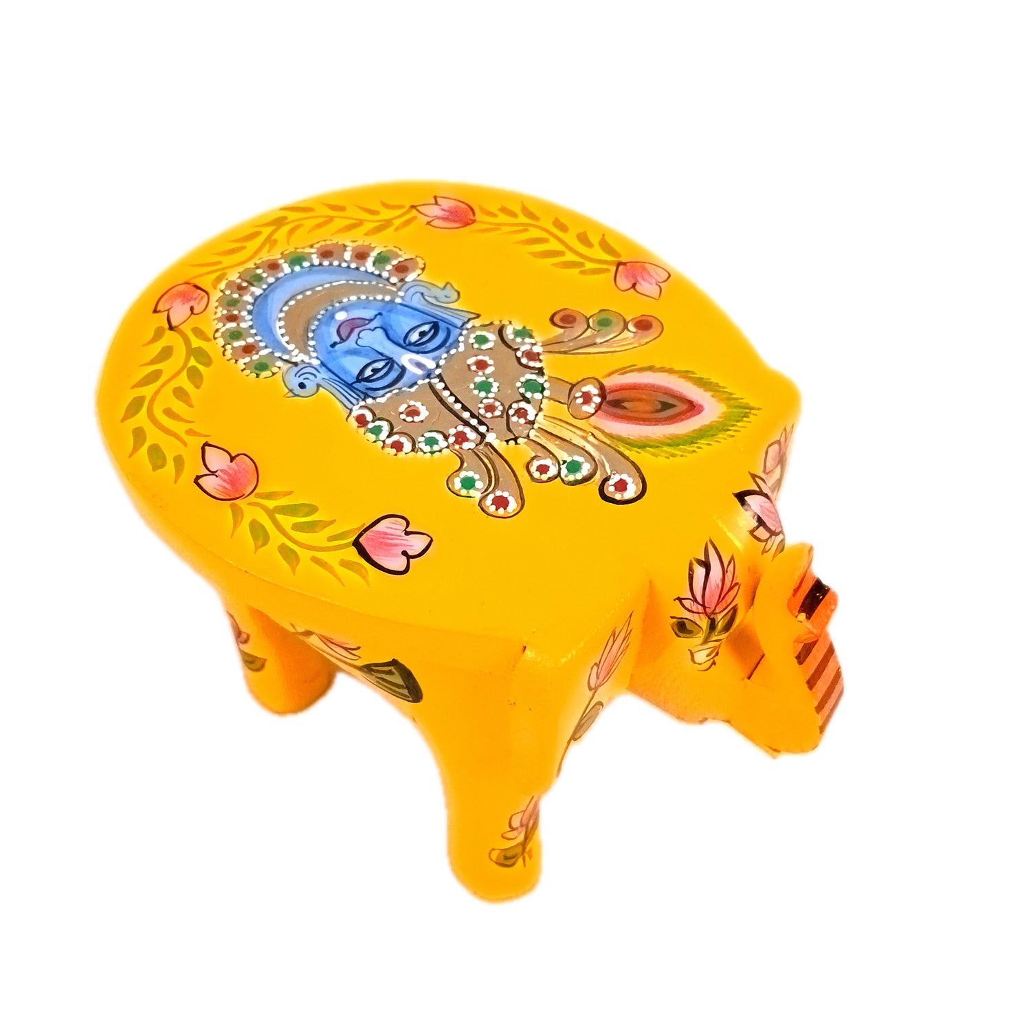 Elephant Showpiece | Elephant Table Showpiece - for Placing Small Pots & Tea Lights - for Home, Living Room Decor & Gifts - 7 Inch - Apkamart #Style_Design 1