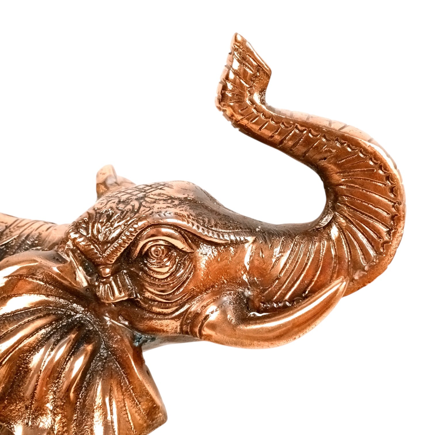 Elephant Showpiece Combo for Decor | Decorative Standing Elephant Statue for Home Decor | Traditional Masterpiece for Living Room:: Corner & Office - 15 Inch (Set Of 2) - Apkamart