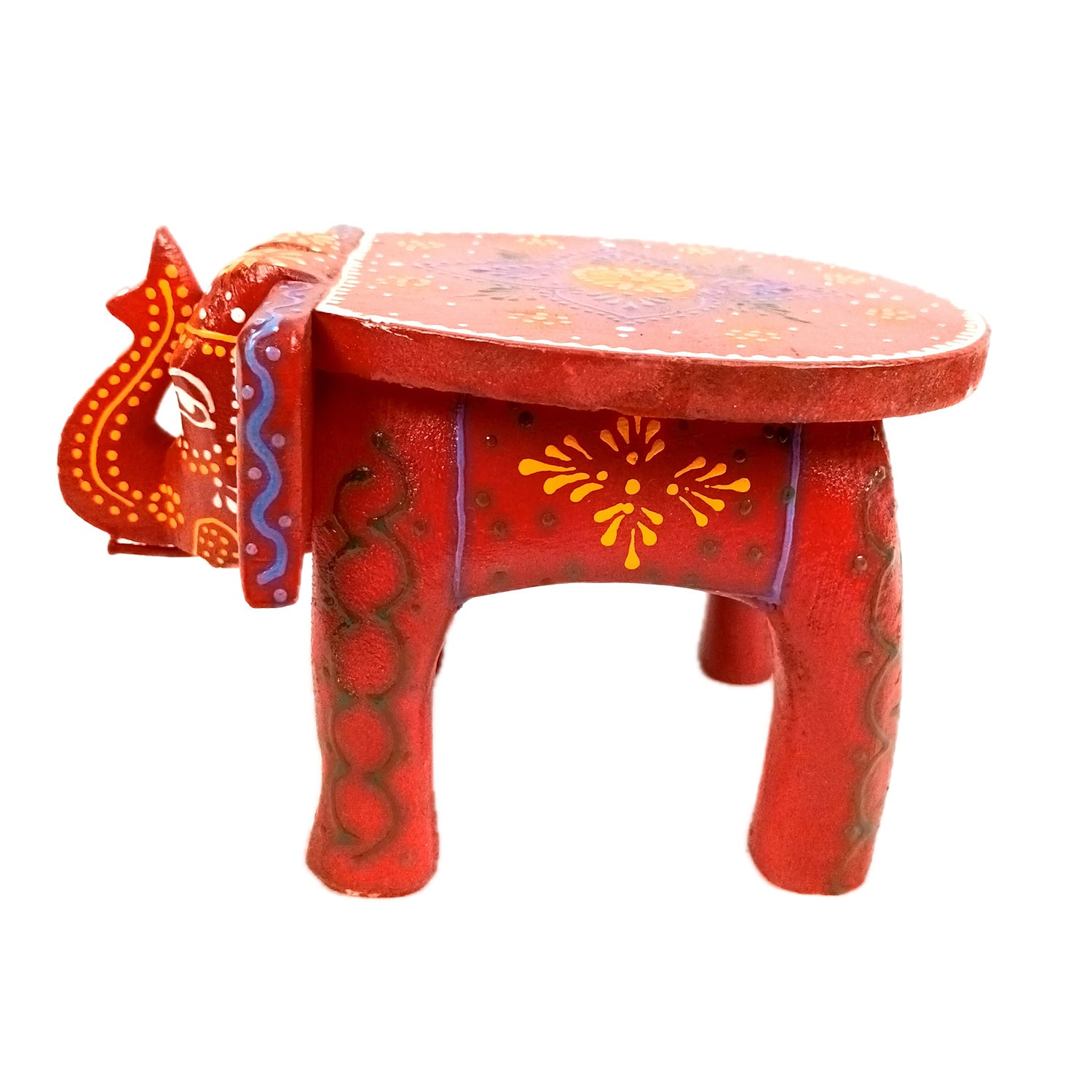 Elephant Showpiece | Elephant Table Showpiece - for Placing Small Pots & Tea Lights - for Home, Living Room Decor & Gifts - 7 Inch - Apkamart #Style_Design 2