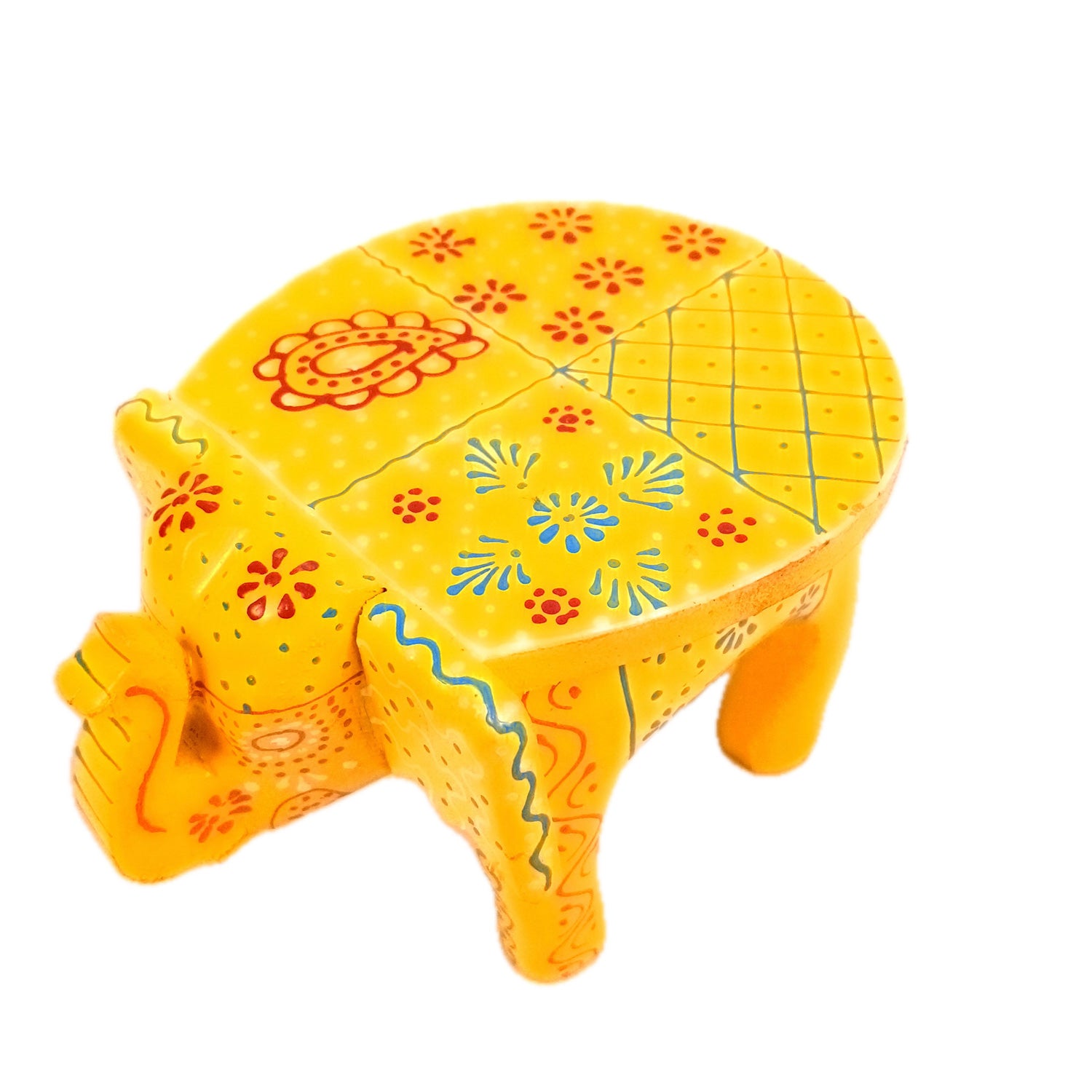 Elephant Showpiece | Elephant Table Showpiece - for Placing Small Pots & Tea Lights - for Home, Living Room Decor & Gifts - 7 Inch - Apkamart #Style_Design 3