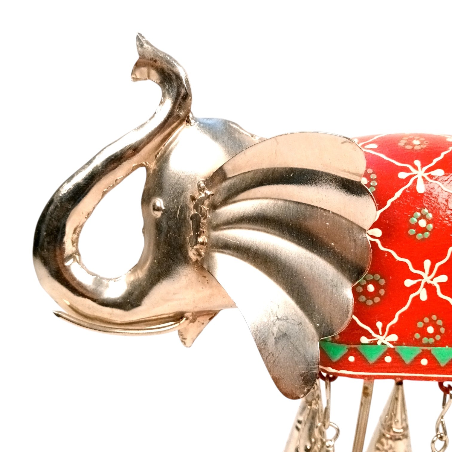 Elephant With Bells Showpiece for Home Decor | Stylish Table Decor & Gift Item | Elegant Figurine for Living Room, Bedroom & Office Decoration - 11 Inch - Apkamart #Style_Design 1