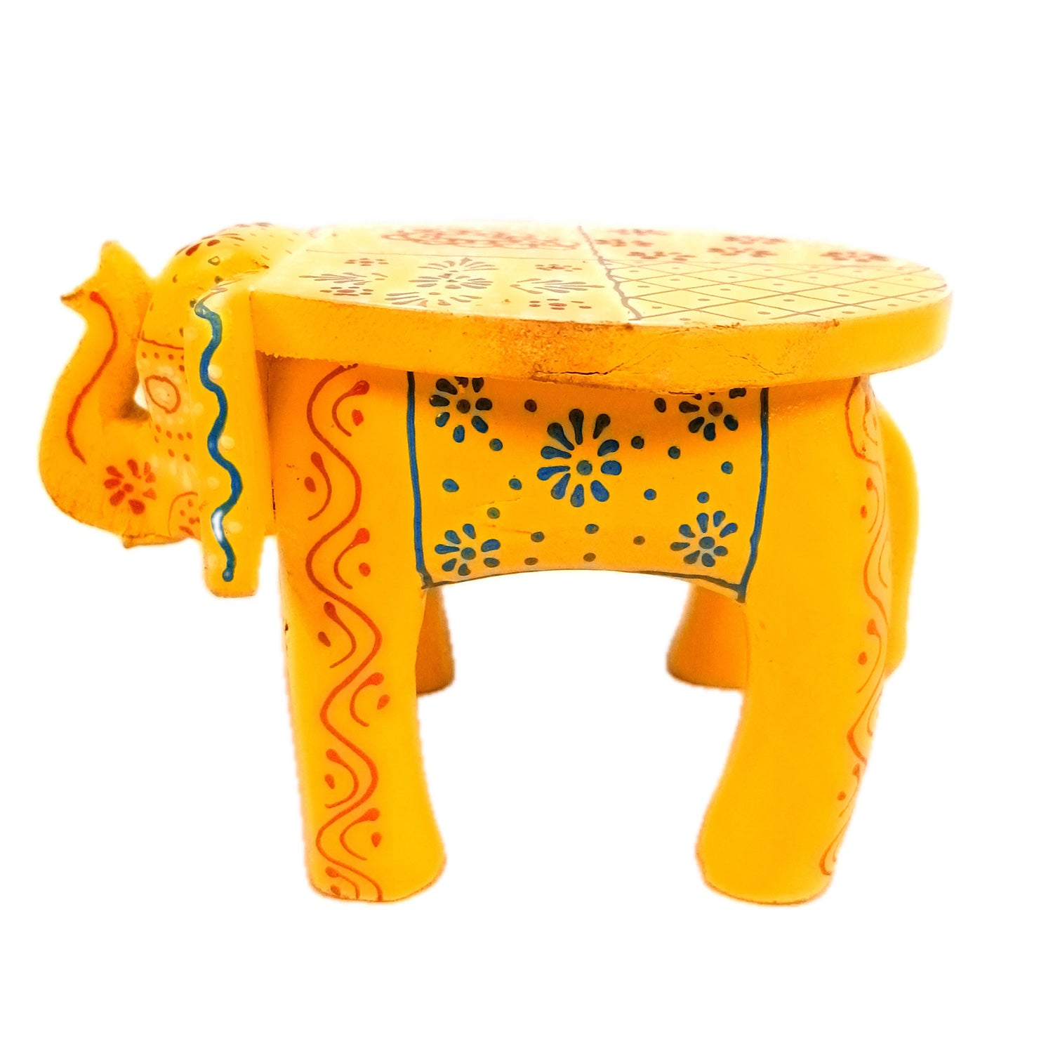 Elephant Showpiece | Elephant Table Showpiece - for Placing Small Pots & Tea Lights - for Home, Living Room Decor & Gifts - 7 Inch - Apkamart #Style_Design 3