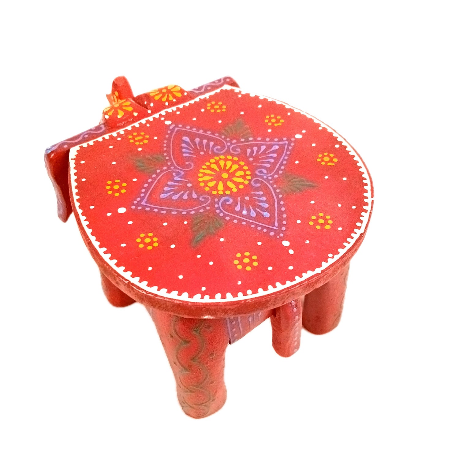 Elephant Showpiece | Elephant Table Showpiece - for Placing Small Pots & Tea Lights - for Home, Living Room Decor & Gifts - 7 Inch - Apkamart #Style_Design 2