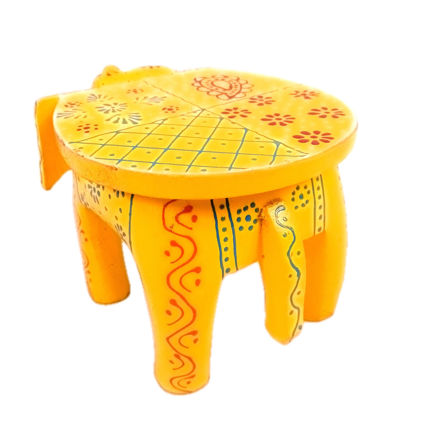 Elephant Showpiece | Elephant Table Showpiece - for Placing Small Pots & Tea Lights - for Home, Living Room Decor & Gifts - 7 Inch - Apkamart #Style_Design 3