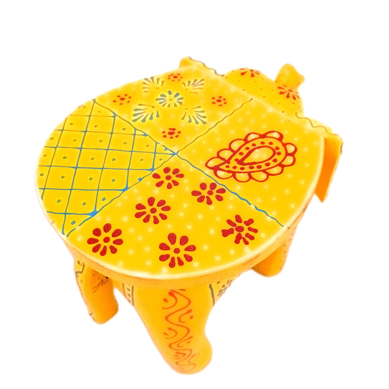 Elephant Showpiece | Elephant Table Showpiece - for Placing Small Pots & Tea Lights - for Home, Living Room Decor & Gifts - 7 Inch - Apkamart #Style_Design 3