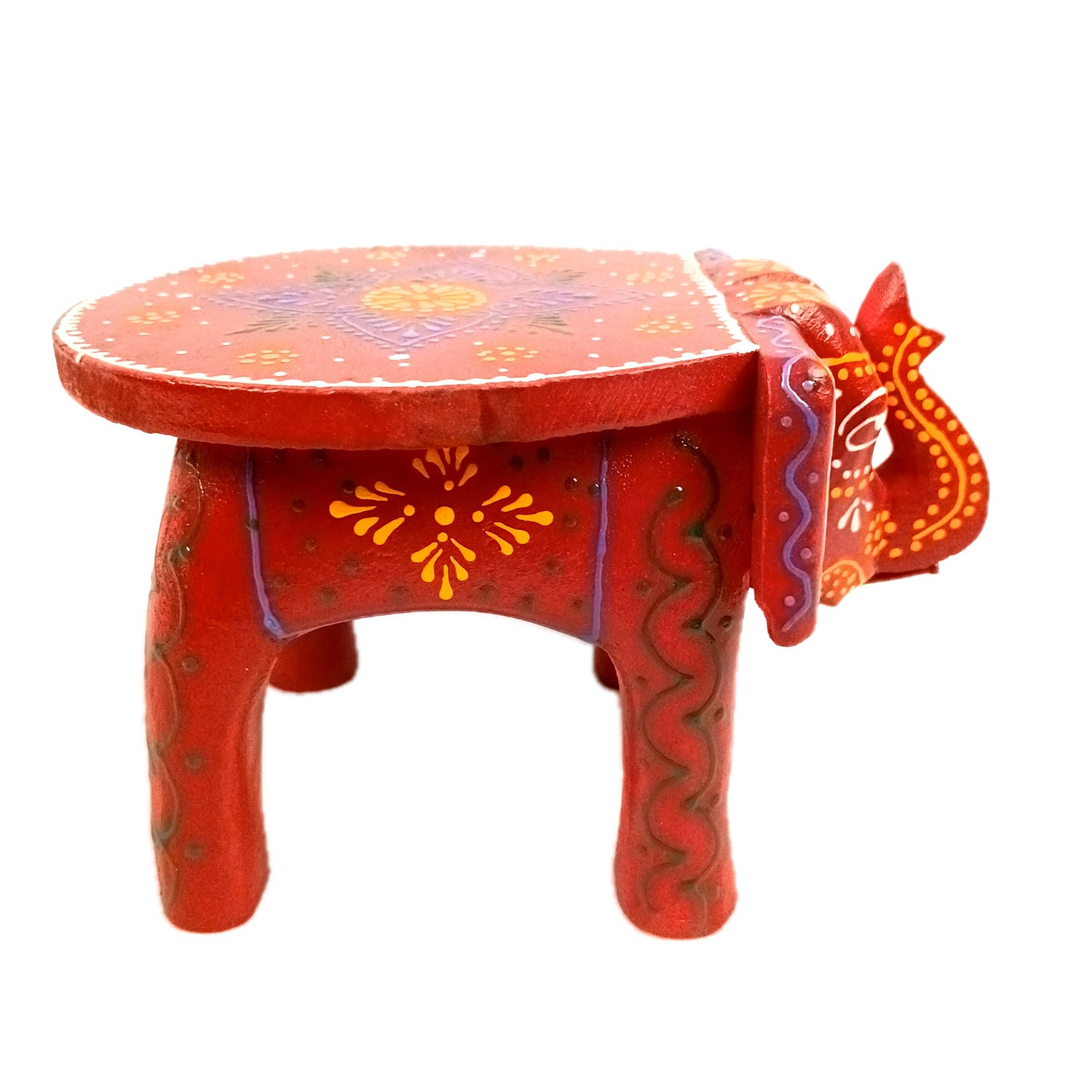 Elephant Showpiece | Elephant Table Showpiece - for Placing Small Pots & Tea Lights - for Home, Living Room Decor & Gifts - 7 Inch - Apkamart #Style_Design 2