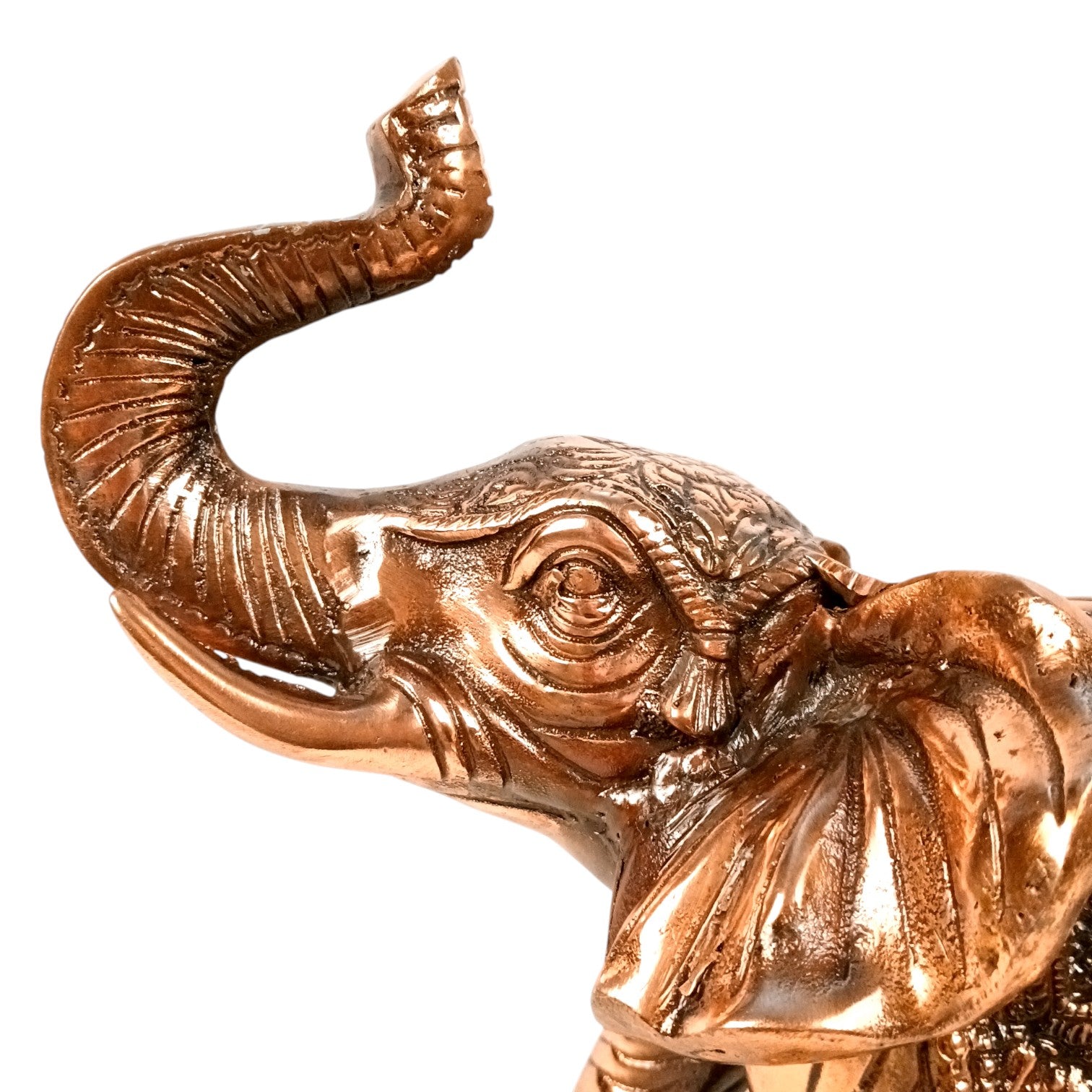 Elephant Showpiece for Decor | Decorative Standing Elephant Statue for Home Decor | Traditional Masterpiece for Living Room, Corner & Office - 15 Inch - Apkamart