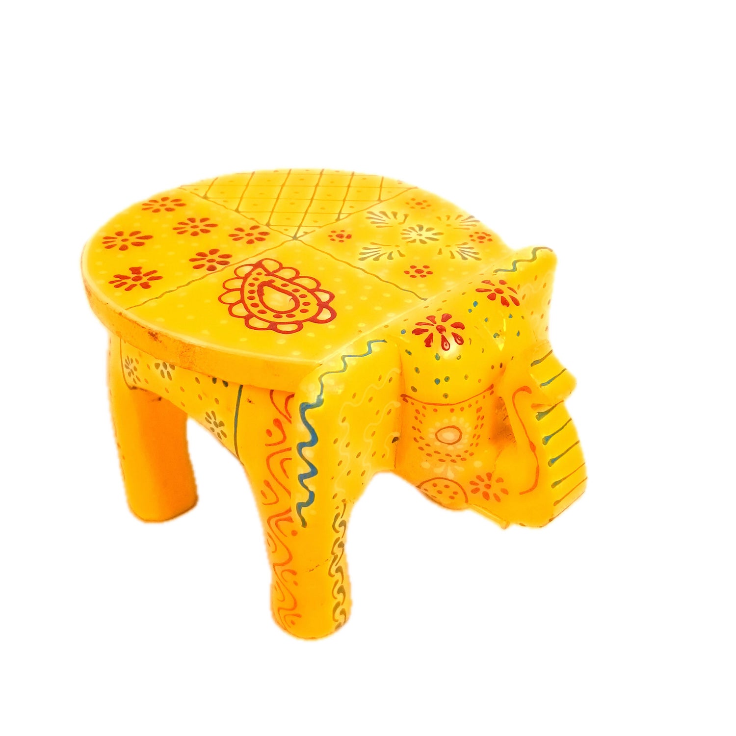 Elephant Showpiece | Elephant Table Showpiece - for Placing Small Pots & Tea Lights - for Home, Living Room Decor & Gifts - 7 Inch - Apkamart #Style_Design 3