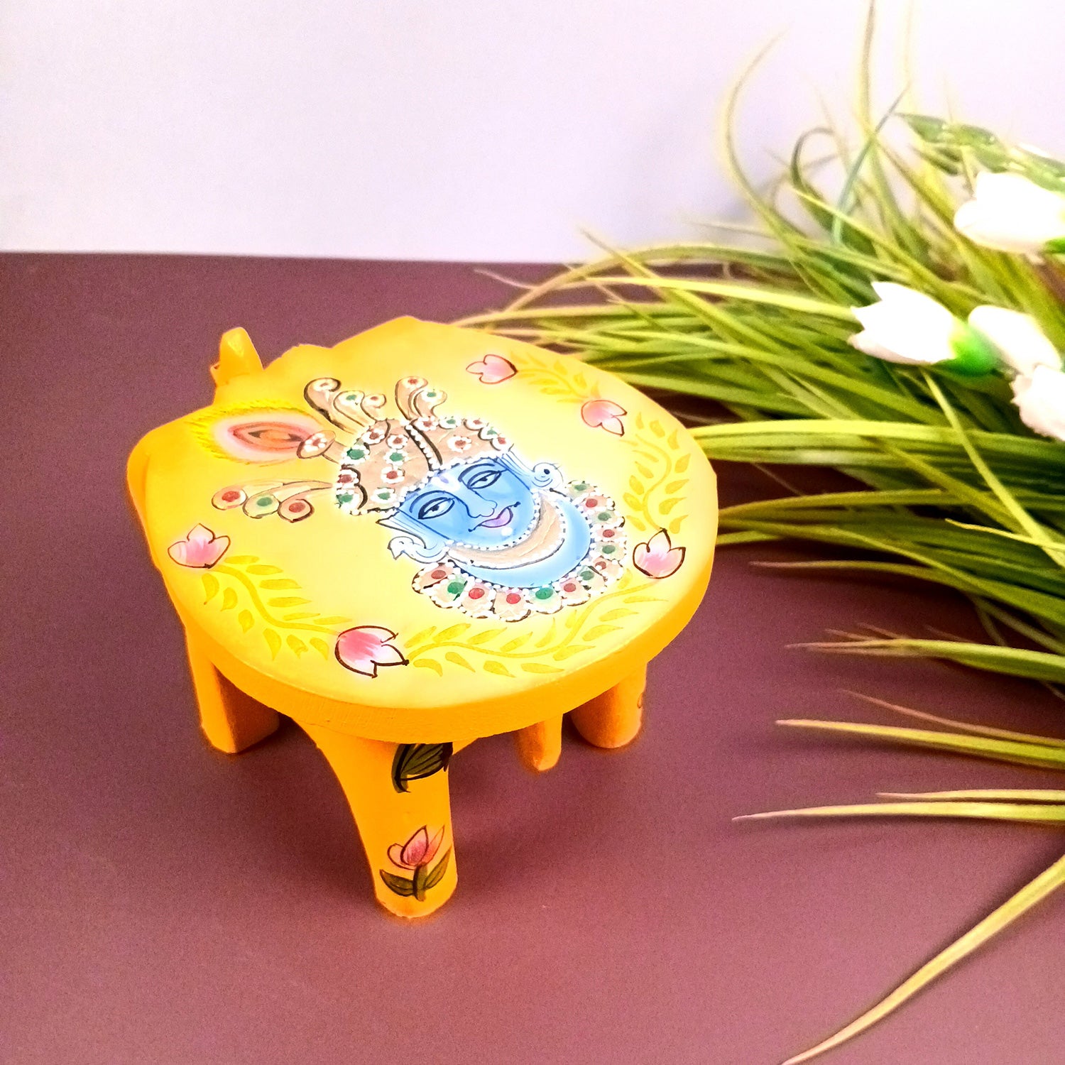 Elephant Showpiece | Elephant Table Showpiece - for Placing Small Pots & Tea Lights - for Home, Living Room Decor & Gifts - 7 Inch - Apkamart #Style_Design 1