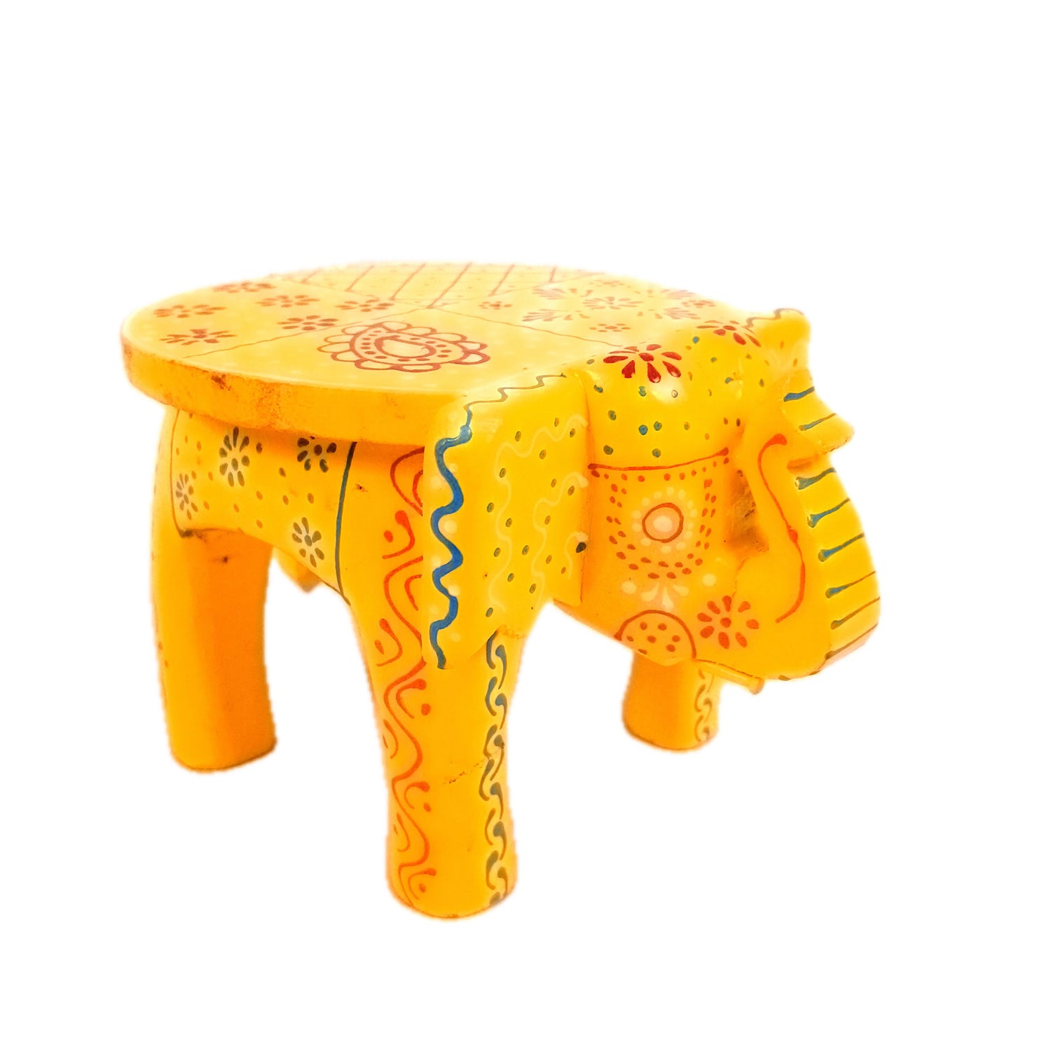 Elephant Showpiece | Elephant Table Showpiece - for Placing Small Pots & Tea Lights - for Home, Living Room Decor & Gifts - 7 Inch - Apkamart #Style_Design 3