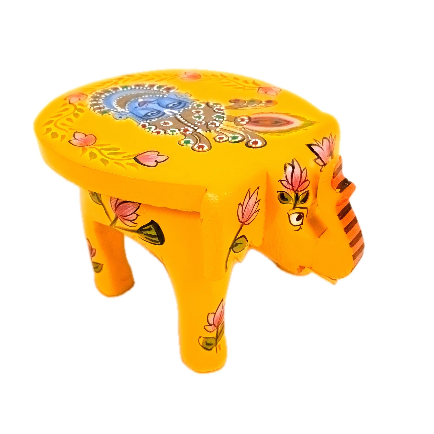 Elephant Showpiece | Elephant Table Showpiece - for Placing Small Pots & Tea Lights - for Home, Living Room Decor & Gifts - 7 Inch - Apkamart #Style_Design 1