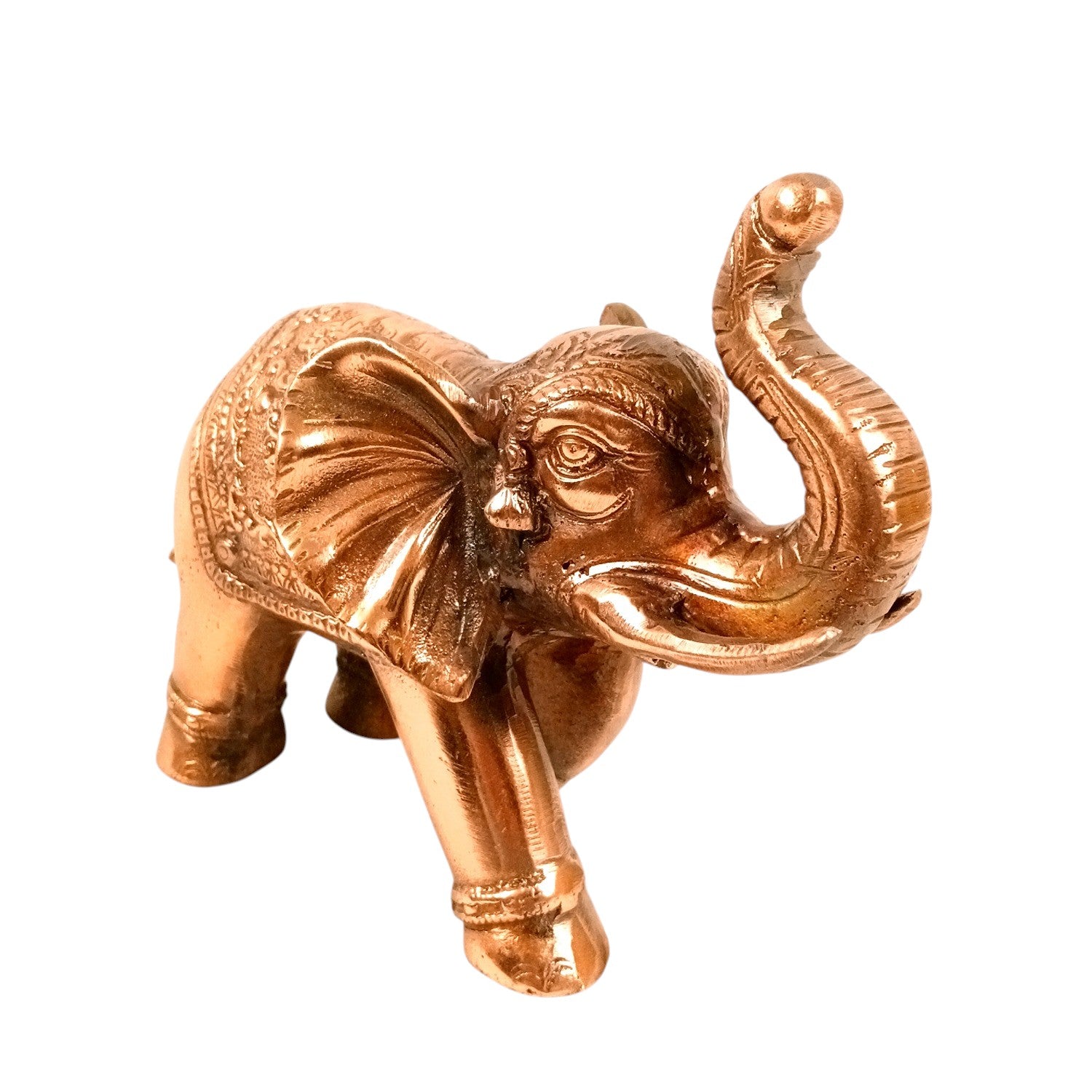 Elephant Statue Showpiece | Decorative Elephant Figurine for Home Decor | Lucky Elephant Idol for Living Room, Office, Mandir & Gift - 10 Inch - Apkamart