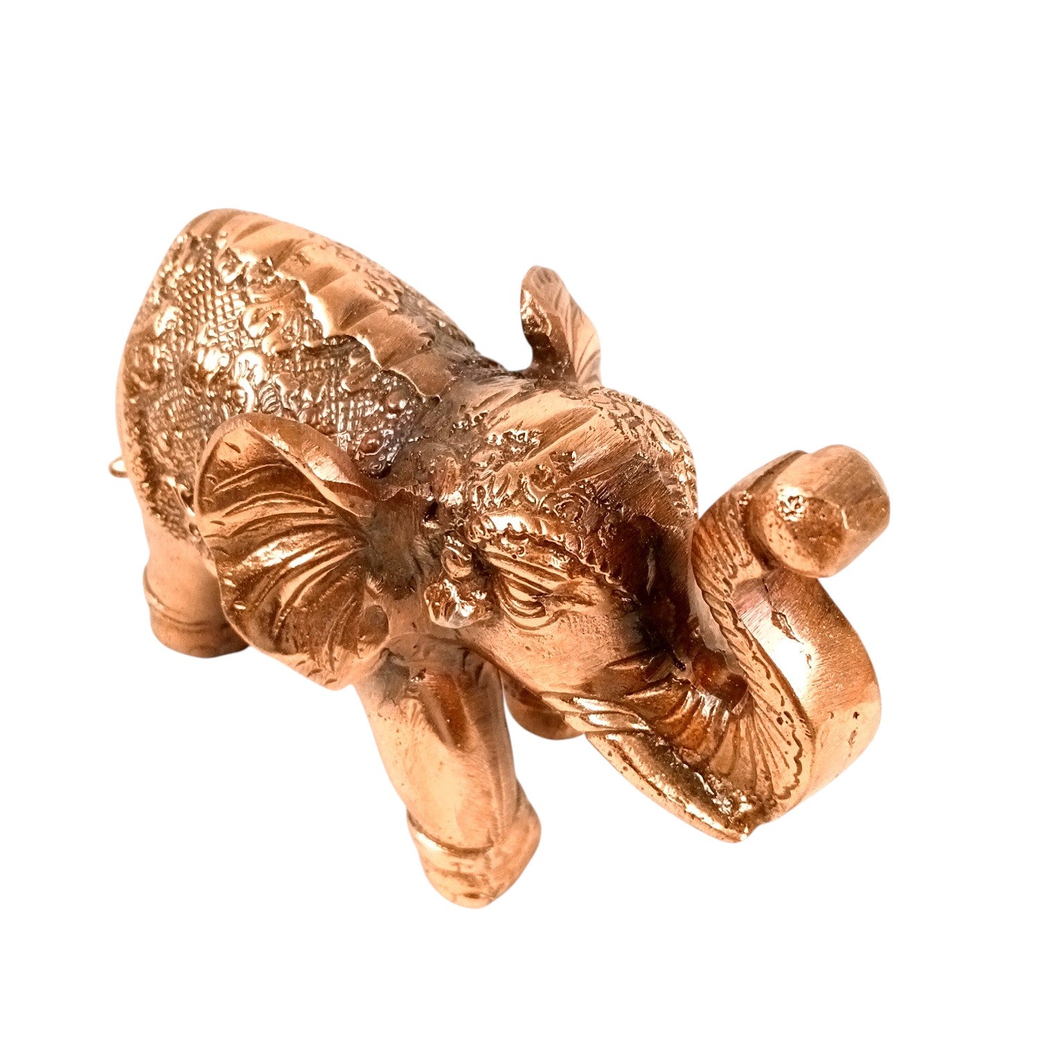 Elephant Statue Showpiece Set | Decorative Elephant Figurine for Home Decor | Lucky Elephant Idol for Living Room, Office, Mandir & Gift - 7 Inch (pack Of 2) - Apkamart