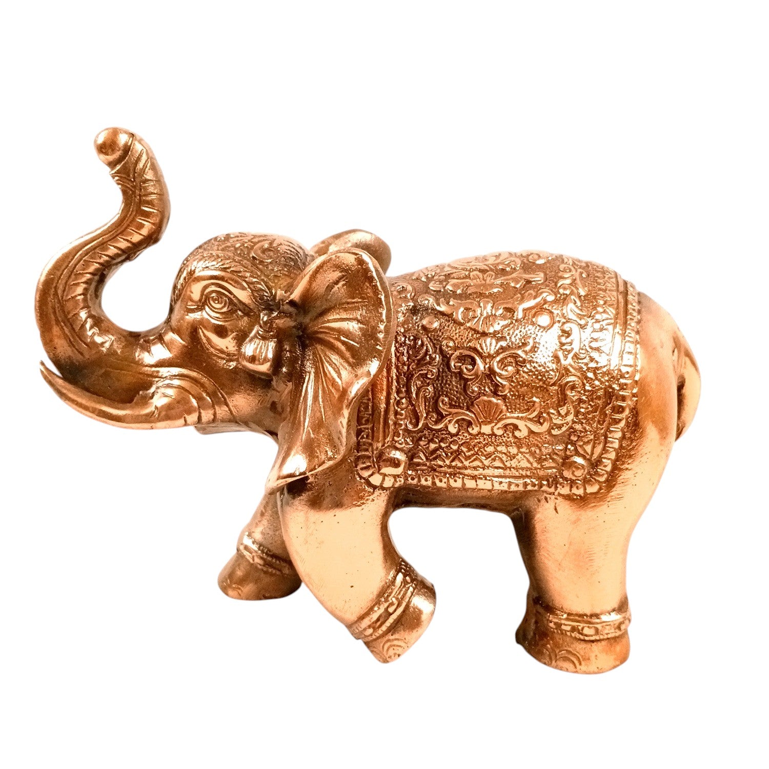 Elephant Statue Showpiece | Decorative Elephant Figurine for Home Decor | Lucky Elephant Idol for Living Room, Office, Mandir & Gift - 10 Inch - Apkamart