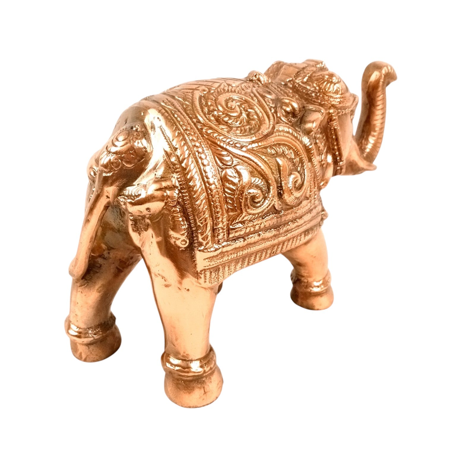 Elephant Statue Showpiece Set | Decorative Elephant Figurine for Home Decor | Lucky Elephant Idol for Living Room, Office, Mandir & Gift | Home Decor - 12 Inch (Pack Of 2) - Apkamart