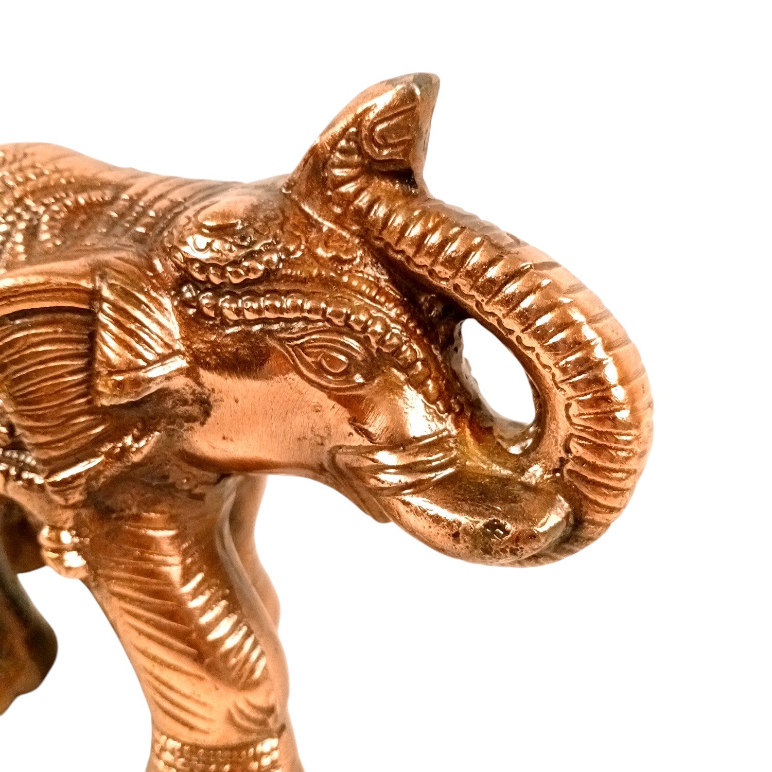 Elephant Statue Showpiece | Decorative Elephant Figurine for Home Decor | Lucky Elephant Idol for Living Room, Office, Mandir & Gift - 8 Inch - Apkamart