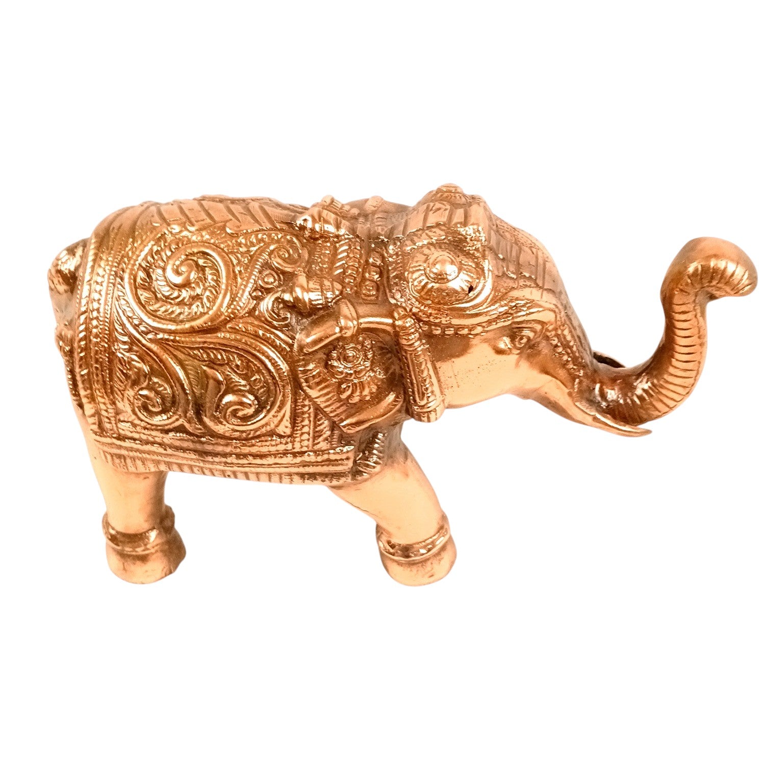 Elephant Statue Showpiece | Decorative Elephant Figurine for Home Decor | Lucky Elephant Idol for Living Room, Office, Mandir & Gift | Home Decor - 12 Inch - Apkamart