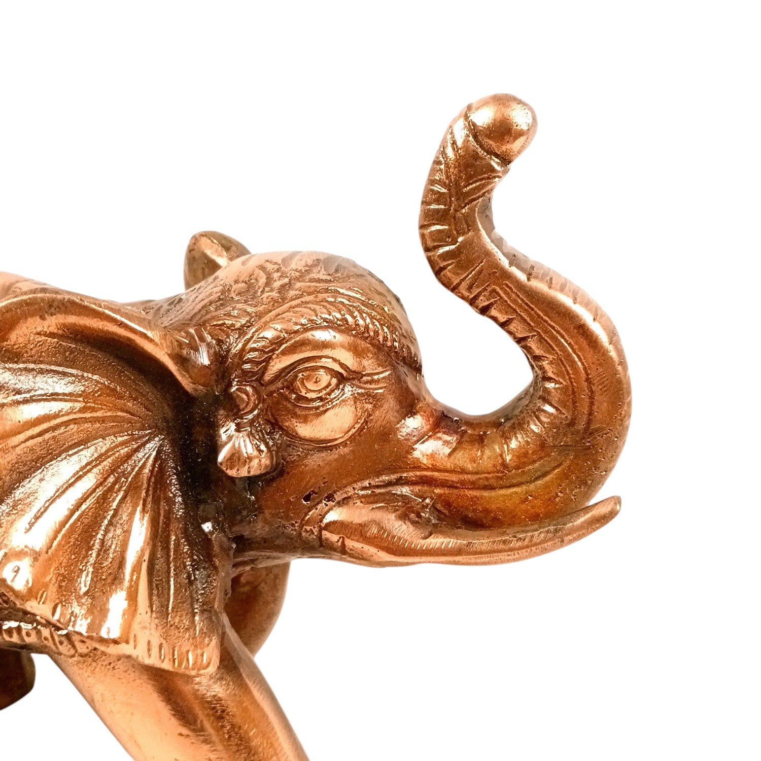 Elephant Statue Showpiece | Decorative Elephant Figurine for Home Decor | Lucky Elephant Idol for Living Room, Office, Mandir & Gift - 10 Inch - Apkamart