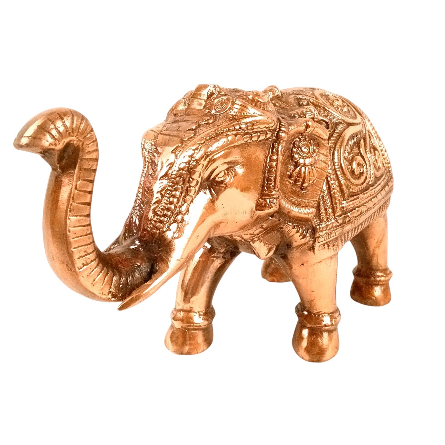 Elephant Statue Showpiece | Decorative Elephant Figurine for Home Decor | Lucky Elephant Idol for Living Room, Office, Mandir & Gift | Home Decor - 12 Inch - Apkamart