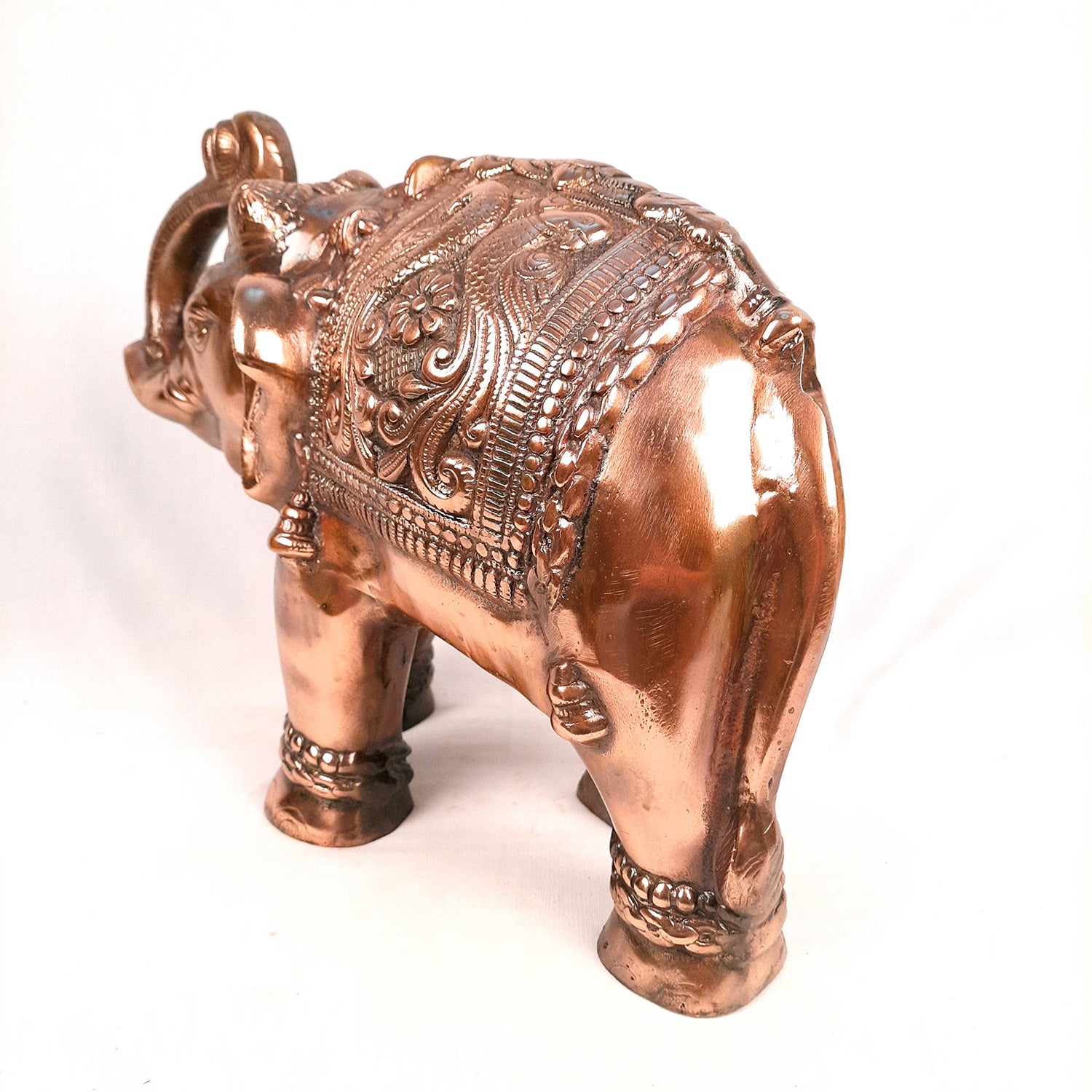 Elephant Statue Showpiece | Elephant Sculpture - for Vastu, Good Luck, Prosperity, Home & Table Decor & Gifts - 12 Inch - Apkamart #Style_Pack of 1