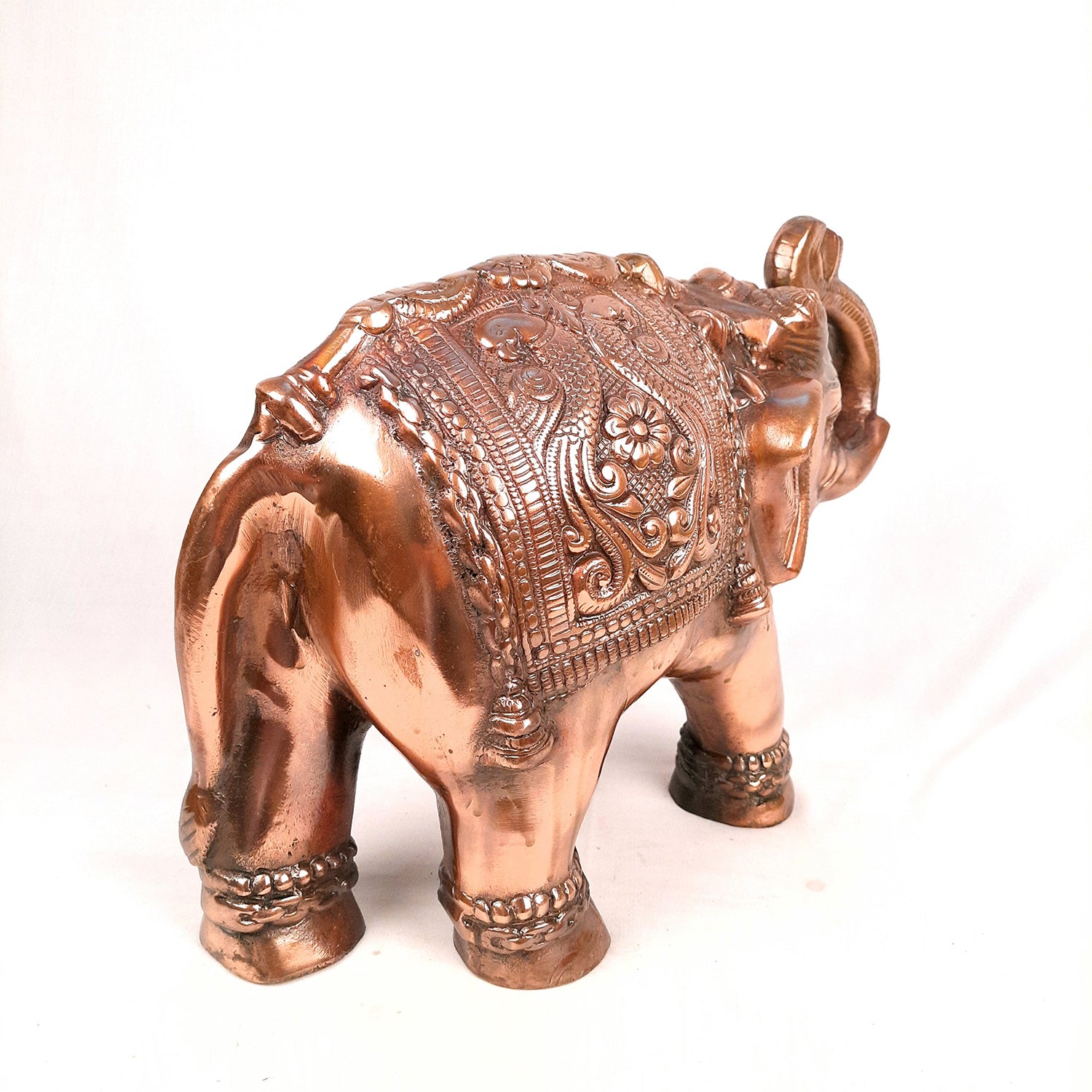 Elephant Statue Showpiece | Elephant Sculpture - for Vastu, Good Luck, Prosperity, Home & Table Decor & Gifts - 12 Inch - Apkamart #Style_Pack of 1