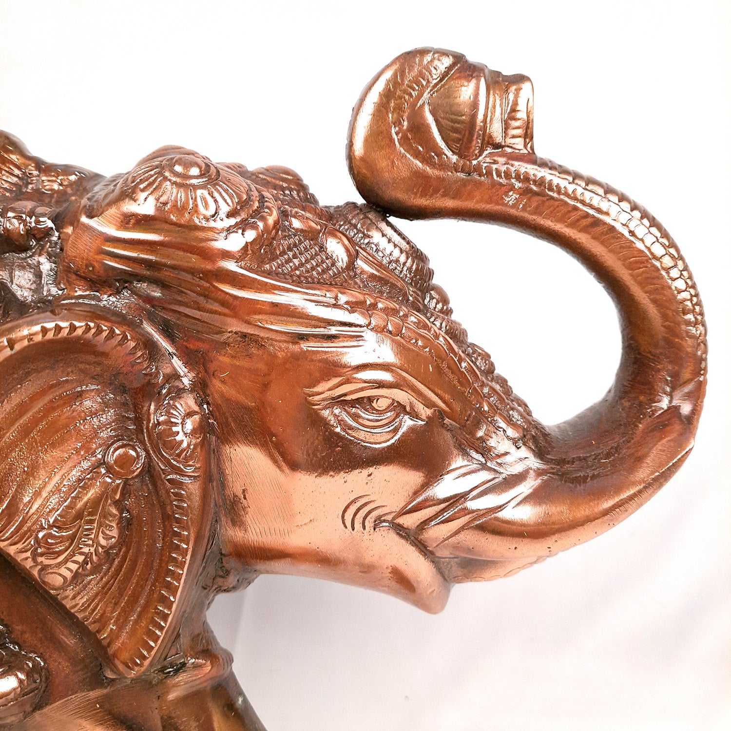 Elephant Statue Showpiece | Elephant Sculpture - for Vastu, Good Luck, Prosperity, Home & Table Decor & Gifts - 12 Inch - Apkamart #Style_Pack of 1