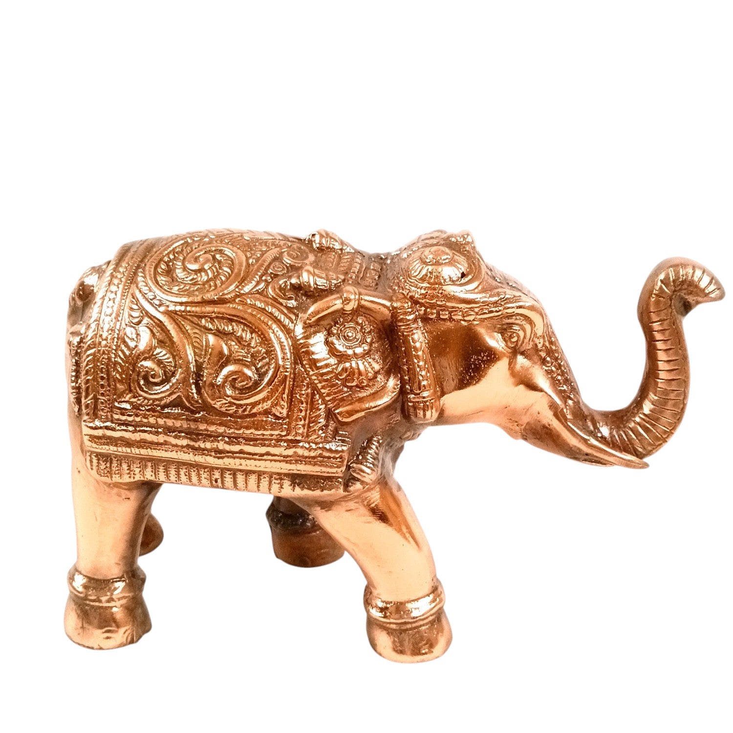 Elephant Statue Showpiece | Metal Alloy Showpiece - 12 Inch - Apkamart