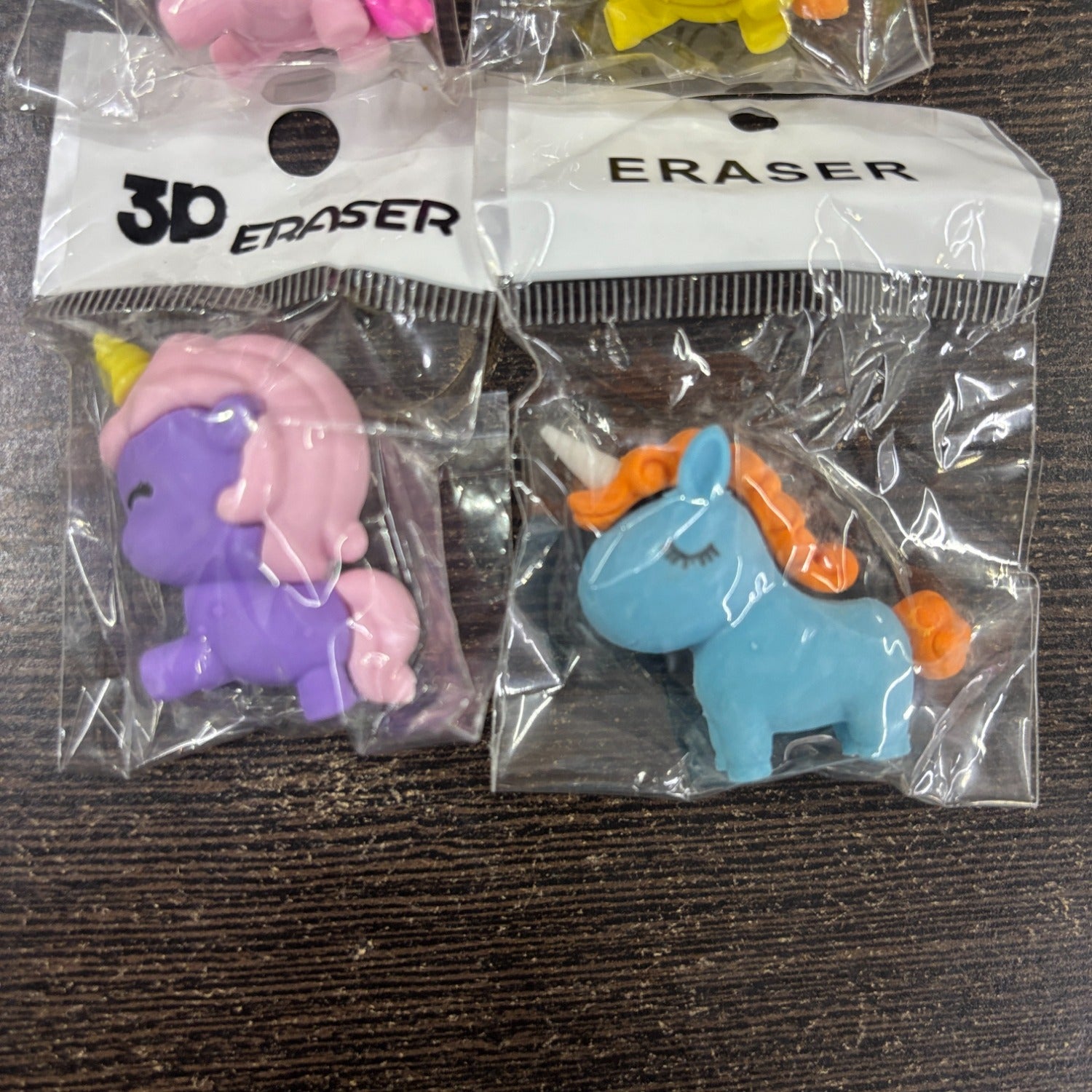 Horse Design Eraser Set for Kids | Soft Earser for School Use | Non-Dust Earser for Pencil Writing & Drawing | Smooth Clean Earser Set for Students -