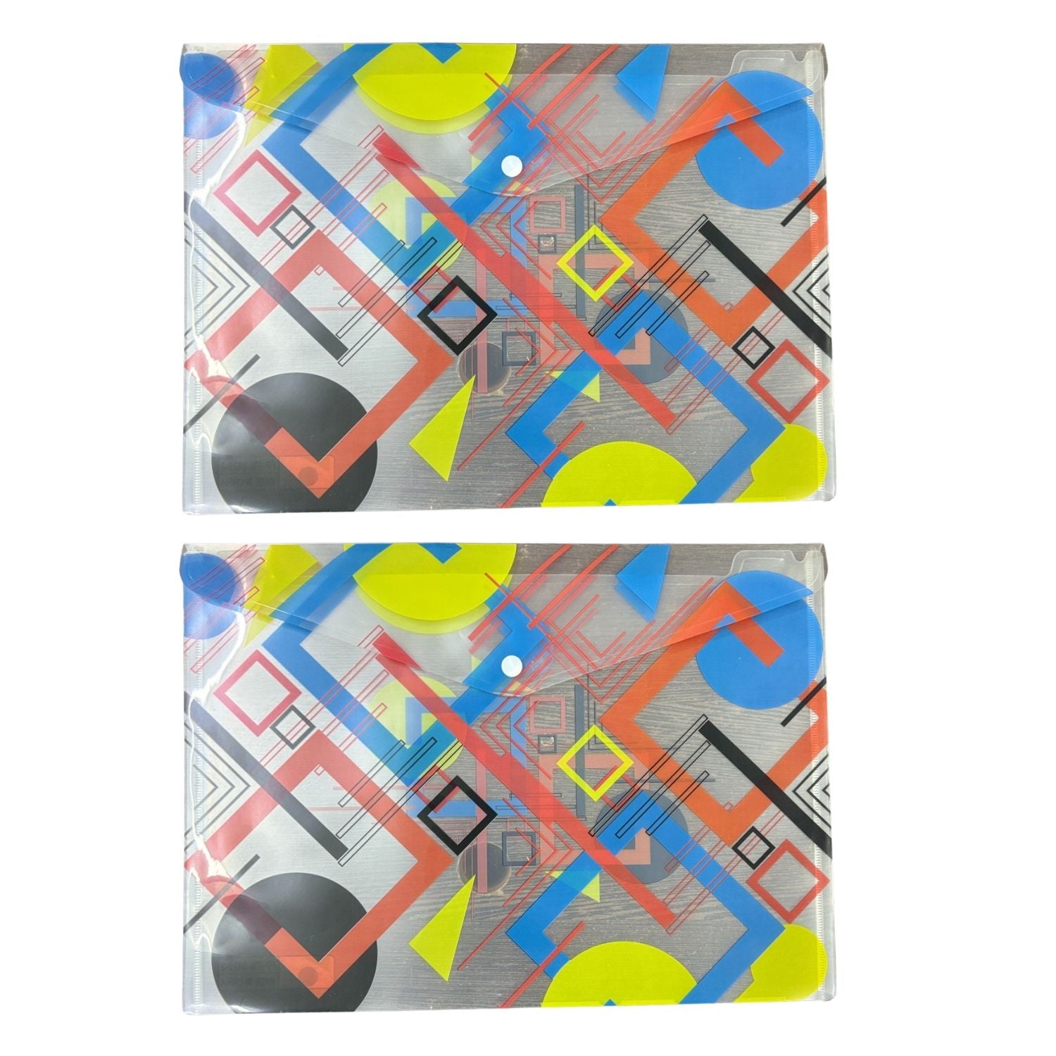 Button Folder A4 Size - For Filing Kids Document - For Kids, School Projects & Birthday Return Gifts - Apkamart #Style_Pack Of 2
