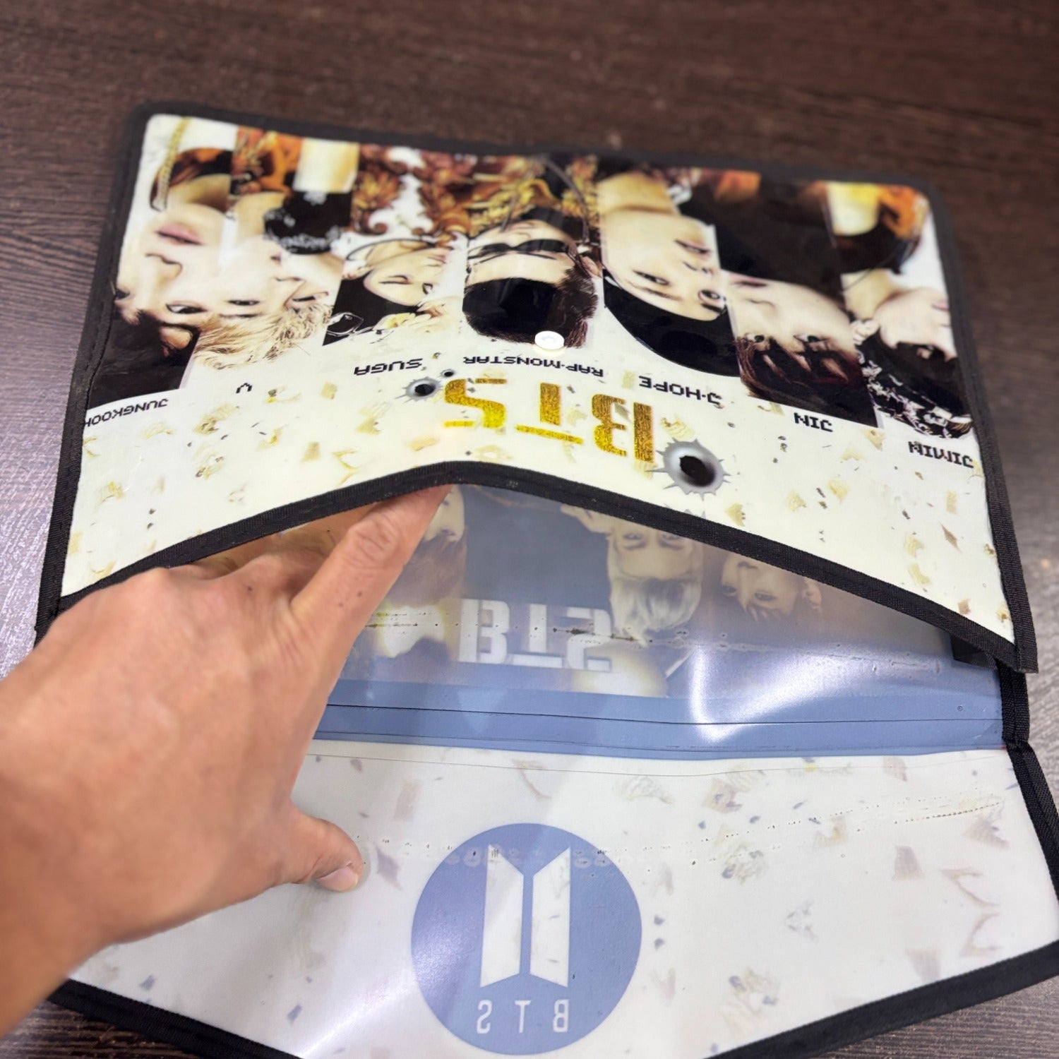 BTS Design File Storage Folder | Durable File Folder Organizer for Documents | Files for Students & Office Use | Lightweight Document File with Button Closure