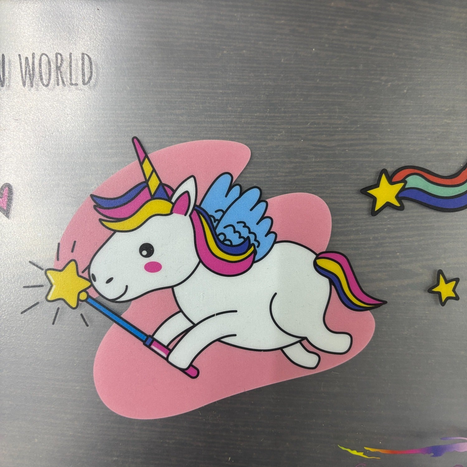 Unicorn Design File Folder Document School Office