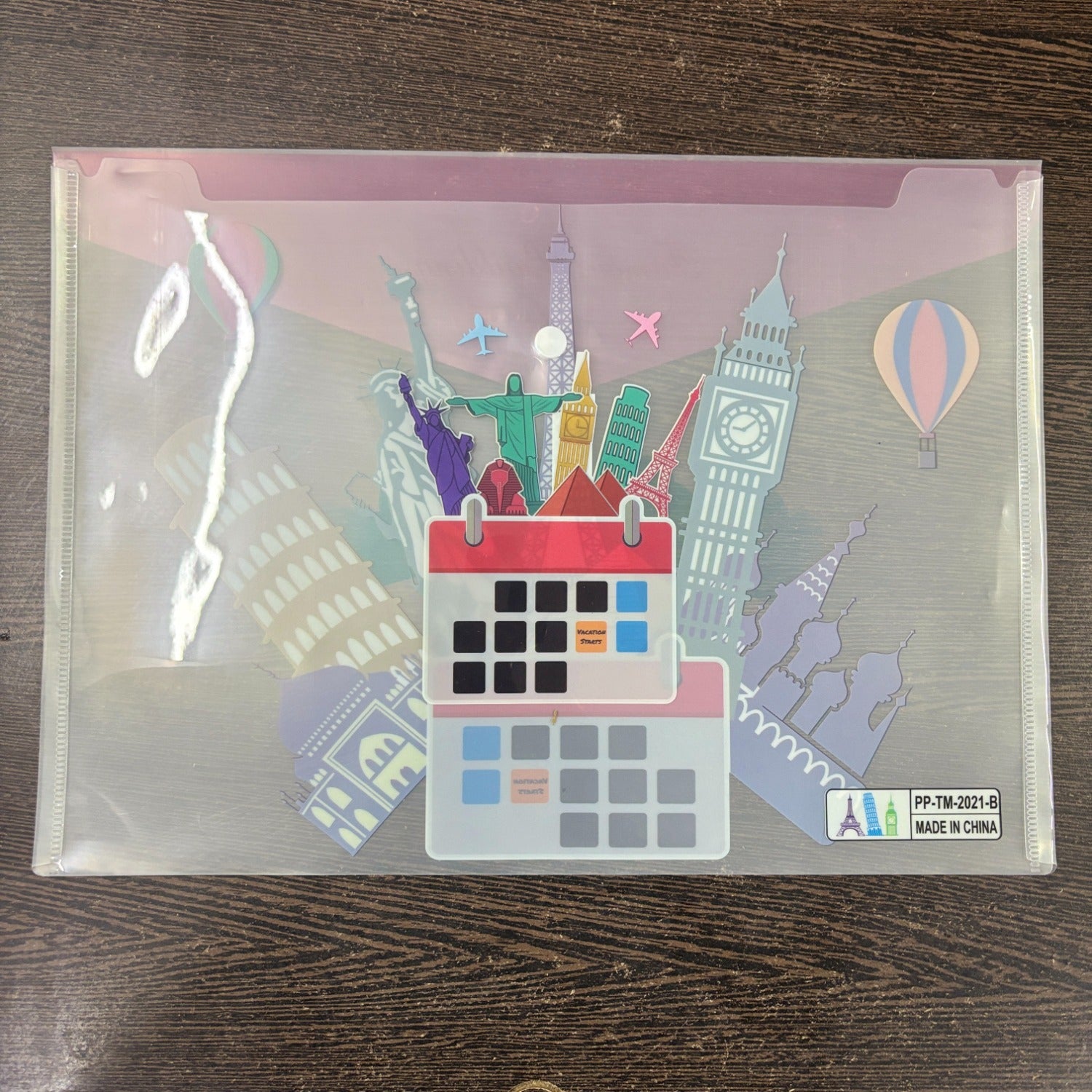 Button Folder A4 Size - For Filing Kids Document - For Kids, School Projects & Birthday Return Gifts