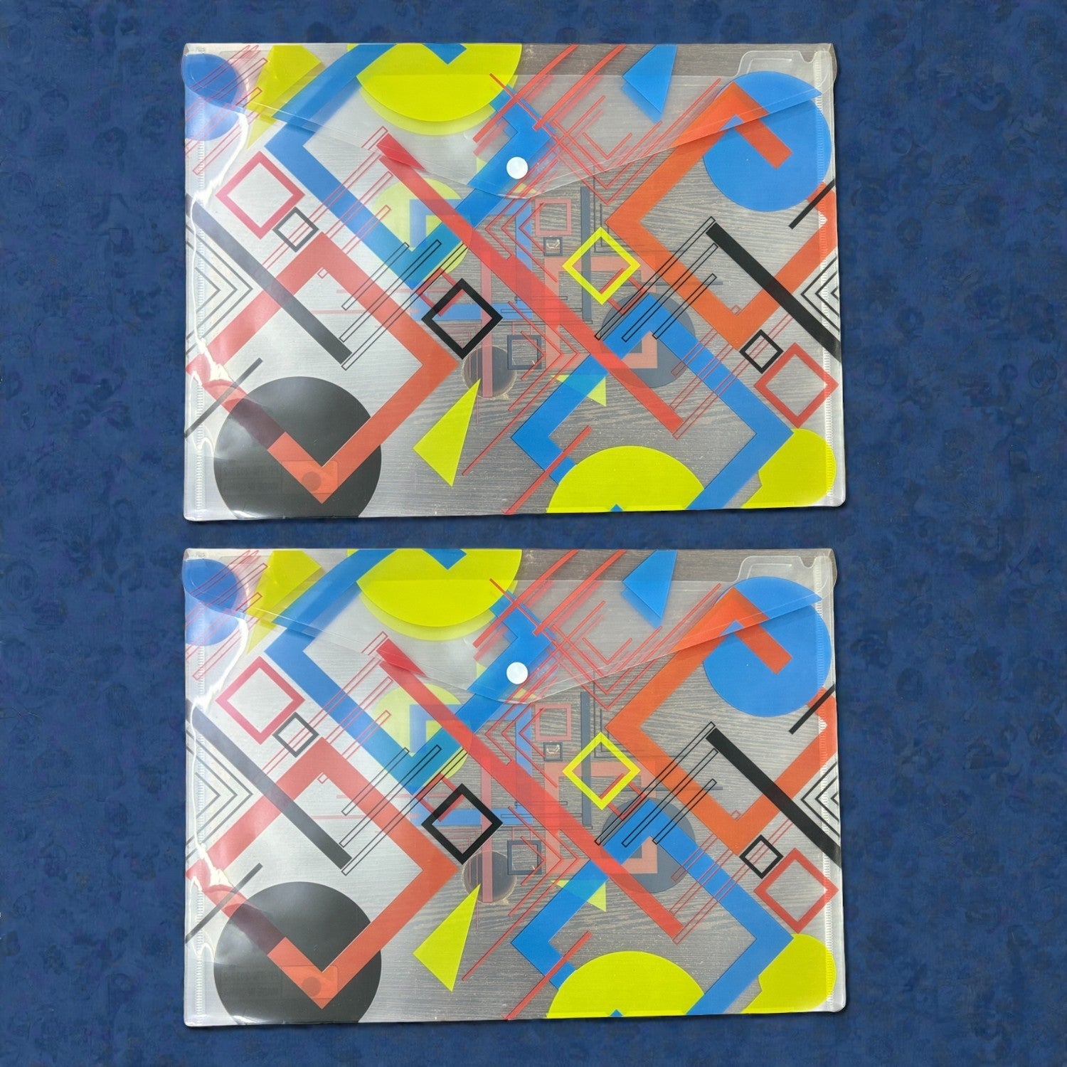 Button Folder A4 Size - For Filing Kids Document - For Kids, School Projects & Birthday Return Gifts - Apkamart #Style_Pack Of 2