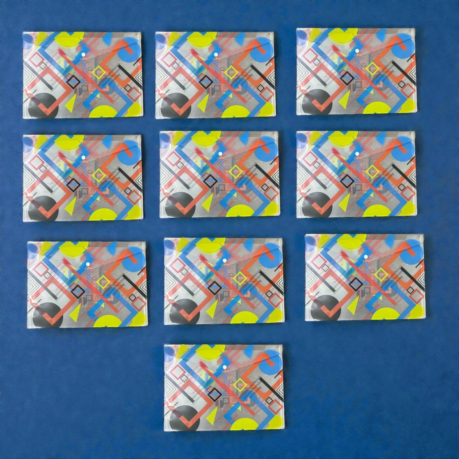 Button Folder A4 Size - For Filing Kids Document - For Kids, School Projects & Birthday Return Gifts - Apkamart #Style_Pack Of 10