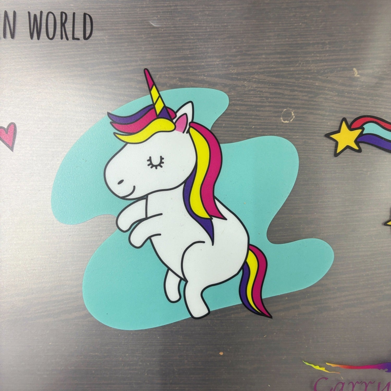 Unicorn Design File Folder Document School Office