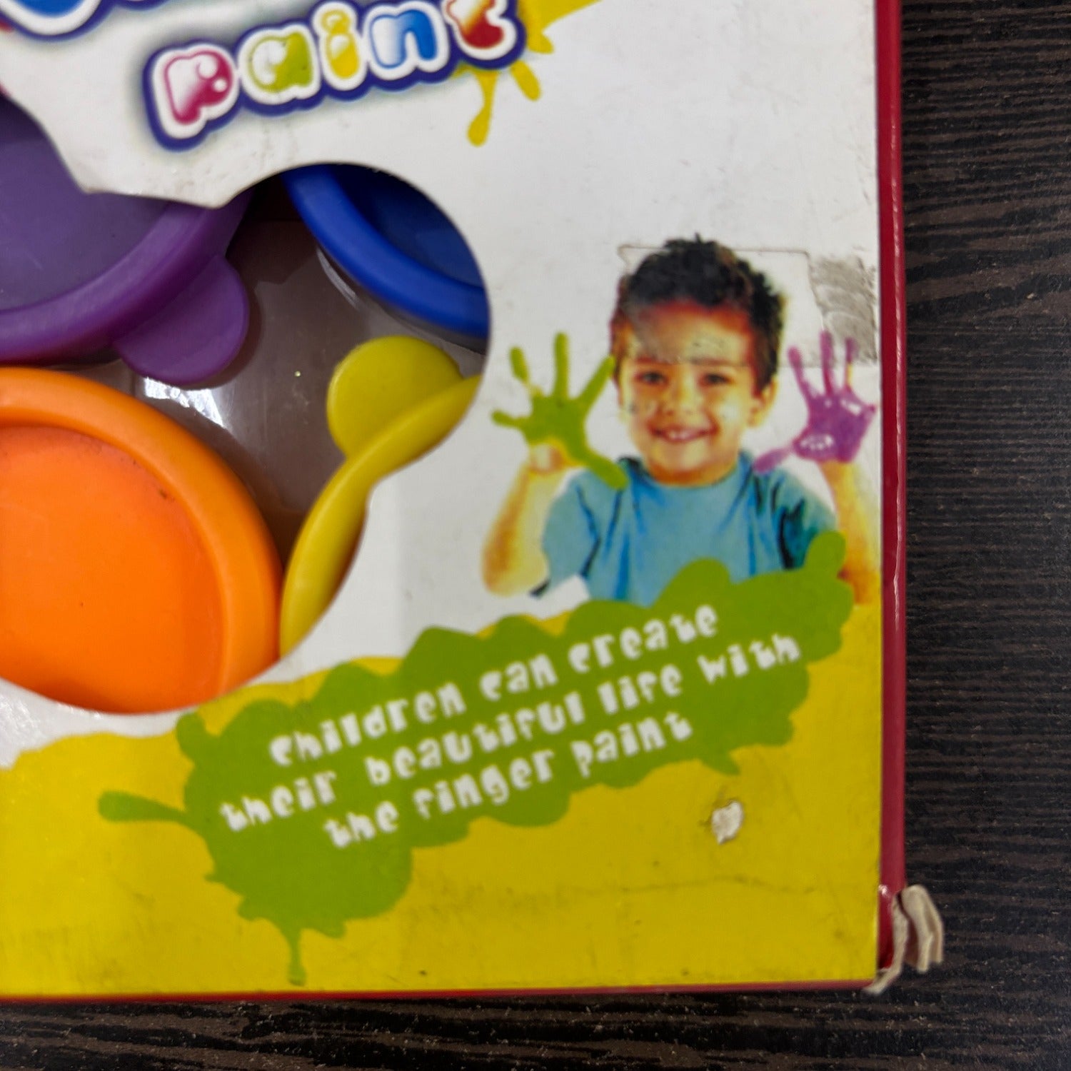 Finger Paints for Kids | Washable Non Toxic Finger Paint Set for Toddlers Children Art & Craft | Easy-Clean Finger Paints for Washable Fun - (6 Colors) (pack Of 1) - Apkamart