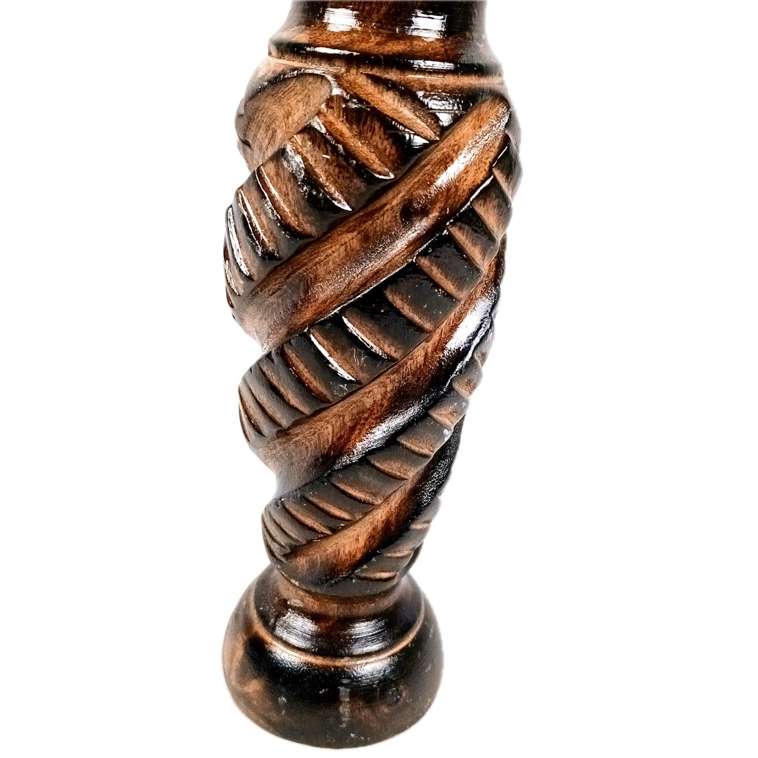 Flower Pot | Wooden Vase - for Home Decoration, Living Room, Table, Shelf, Office & Interior Decor | House Warming & Festival Gift - 10 Inch - Apkamart