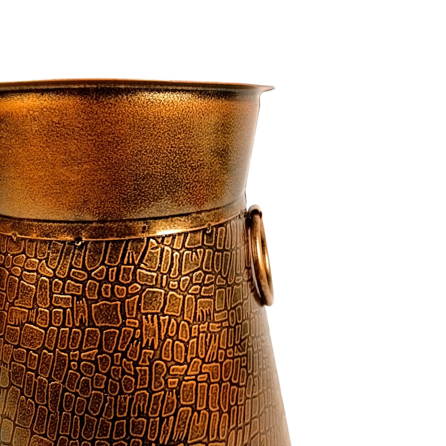 Handcrafted Decorative Pots for Living Room, Table, Office & Home Decor | Stylish Metal Flower Vases for Gifting - 14 Inch (Set Of 2) - Apkamart