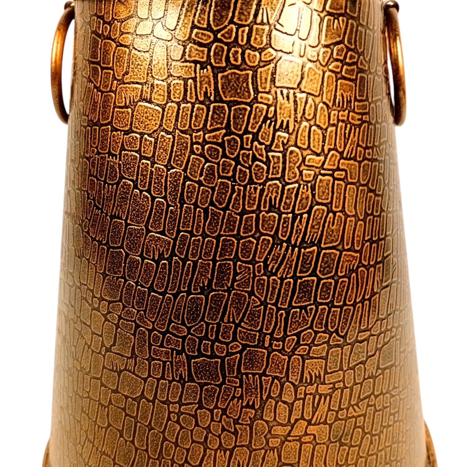 Handcrafted Decorative Pots for Living Room, Table, Office & Home Decor | Stylish Metal Flower Vases for Gifting - 14 Inch (Set Of 2) - Apkamart