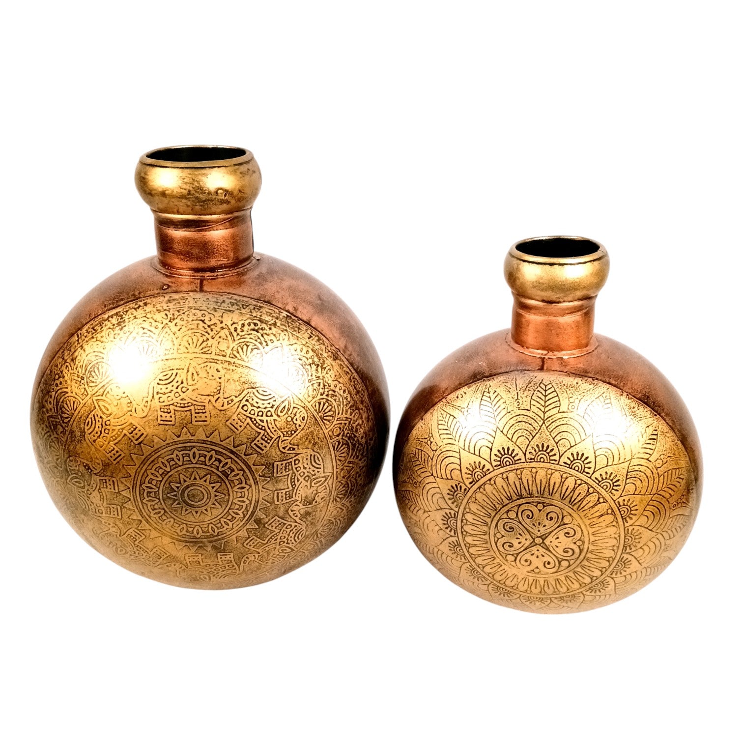 Handcrafted Decorative Pots & Designer Vases for Living Room, Table, Bedroom, Office & Home Décor | Stylish Modern Vase - 15 Inch (Set Of 2) - Apkamart #Style_Design 1