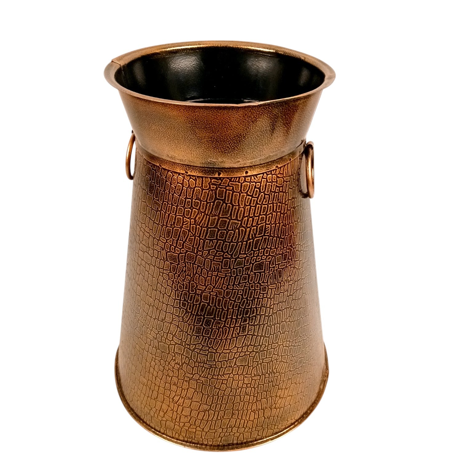 Handcrafted Decorative Pots for Living Room, Table, Office & Home Decor | Stylish Metal Flower Vases for Gifting - 14 Inch (Set Of 2) - Apkamart