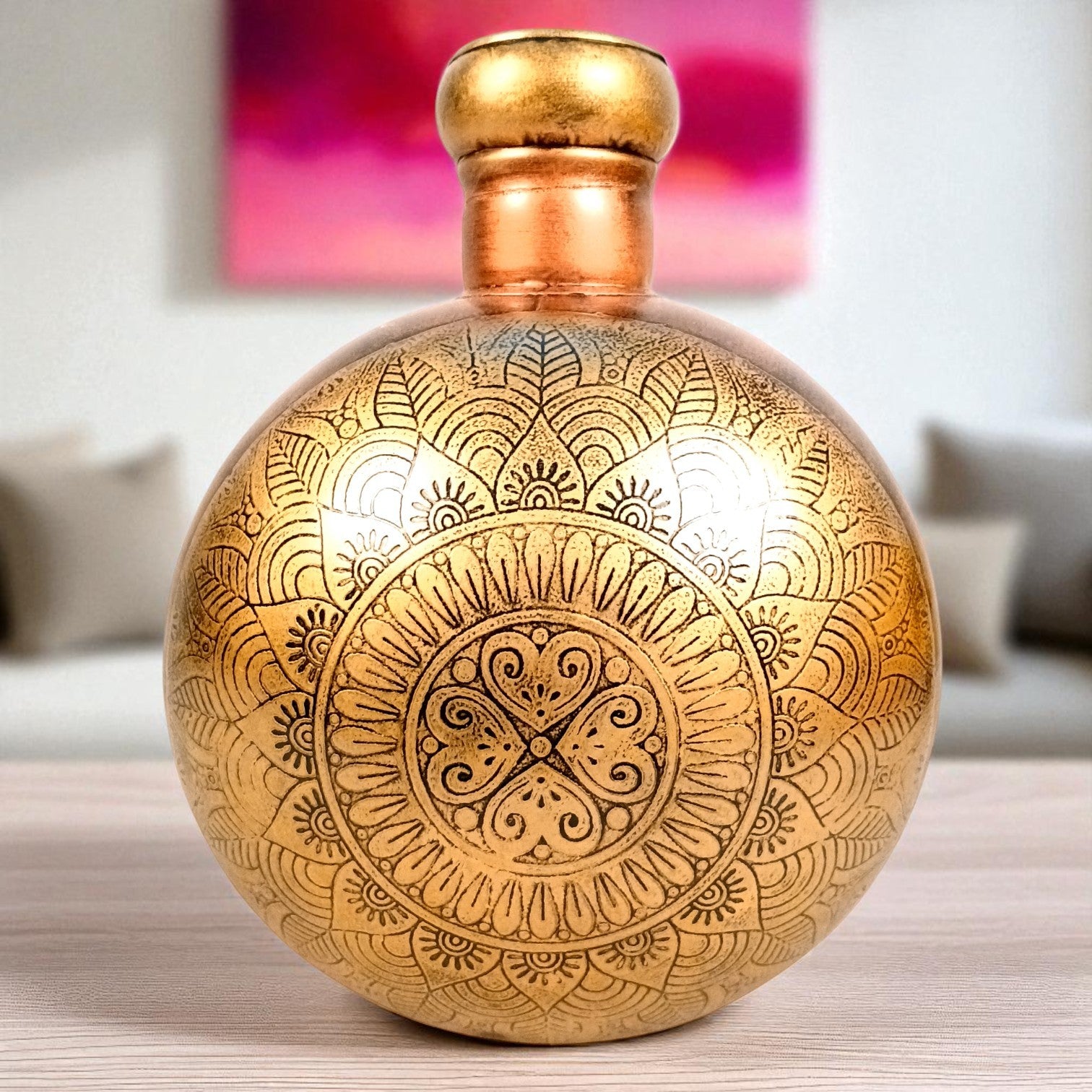 Flower Vase | Decorative Pot | Designer Flower Pot for Living Room, Table, Office, Bedroom & Home Decor | Stylish Modern Vase for Artificial Flower - 12 Inch - Apkamart #Style_Design 1